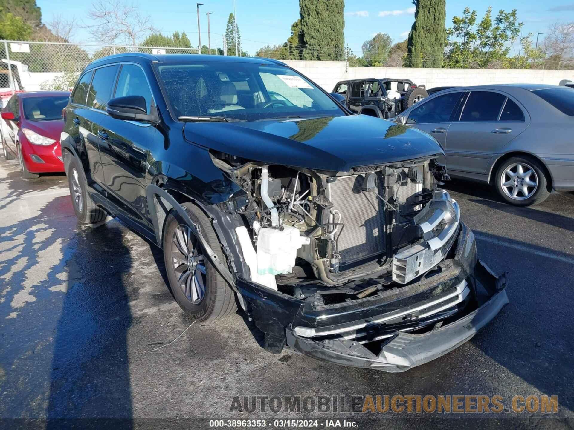 5TDKZRFH0JS539667 TOYOTA HIGHLANDER 2018