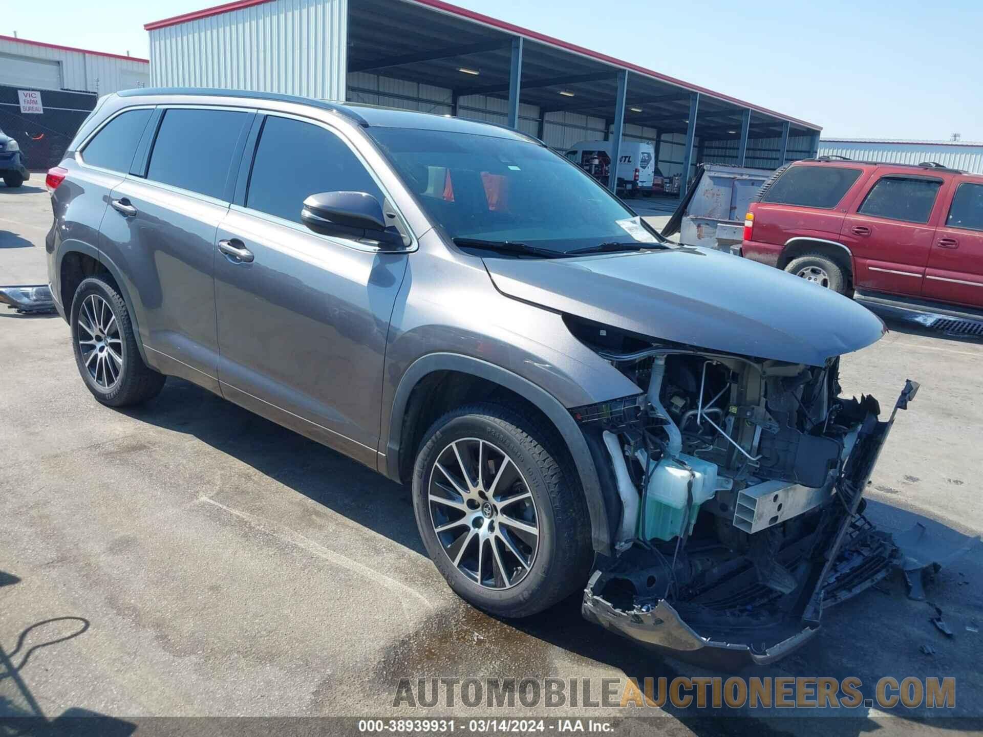 5TDKZRFH0JS547946 TOYOTA HIGHLANDER 2018