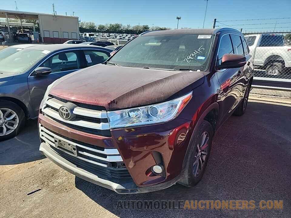 5TDKZRFH0KS293415 Toyota Highlander 2019