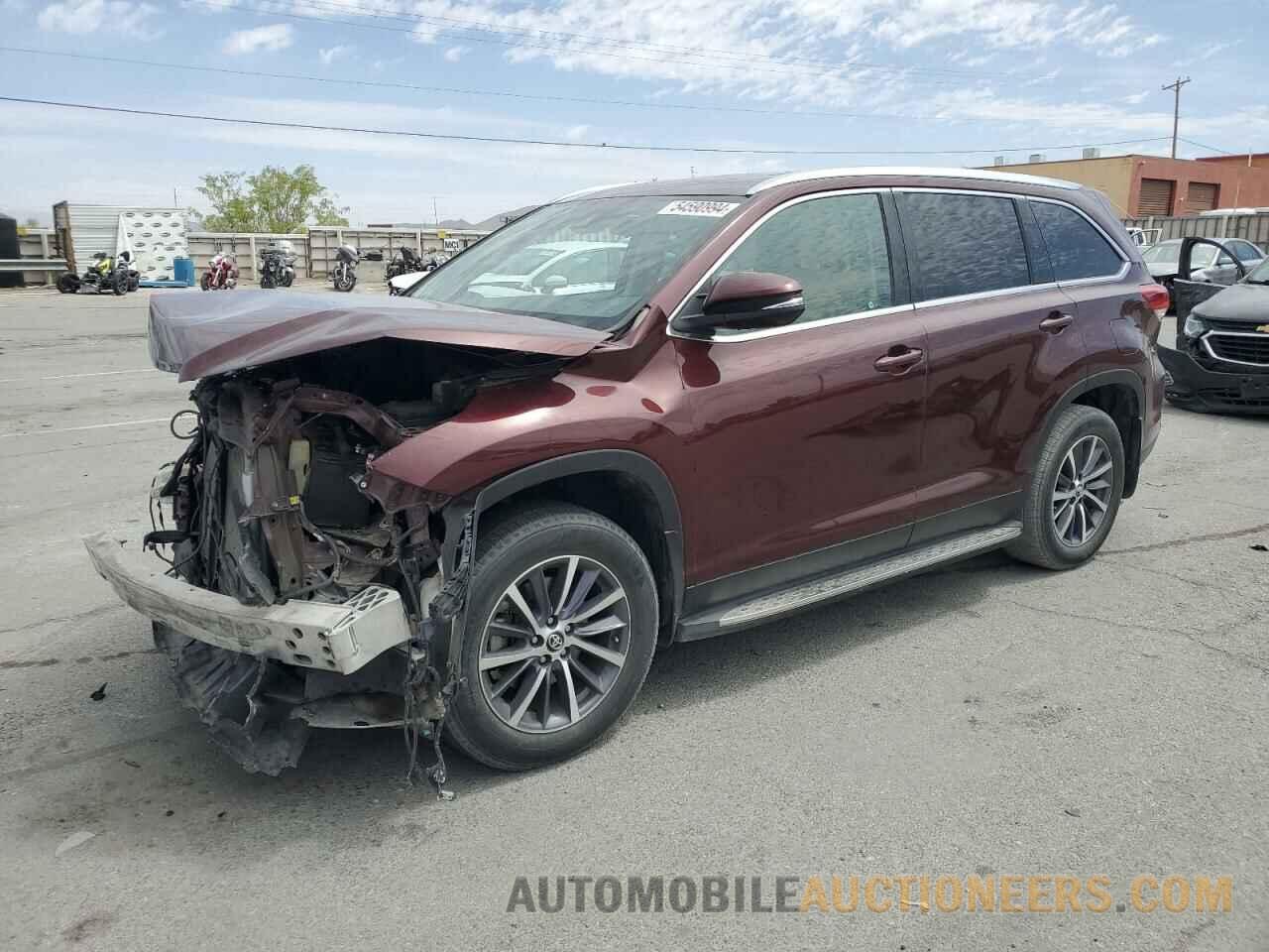 5TDKZRFH0KS335369 TOYOTA HIGHLANDER 2019