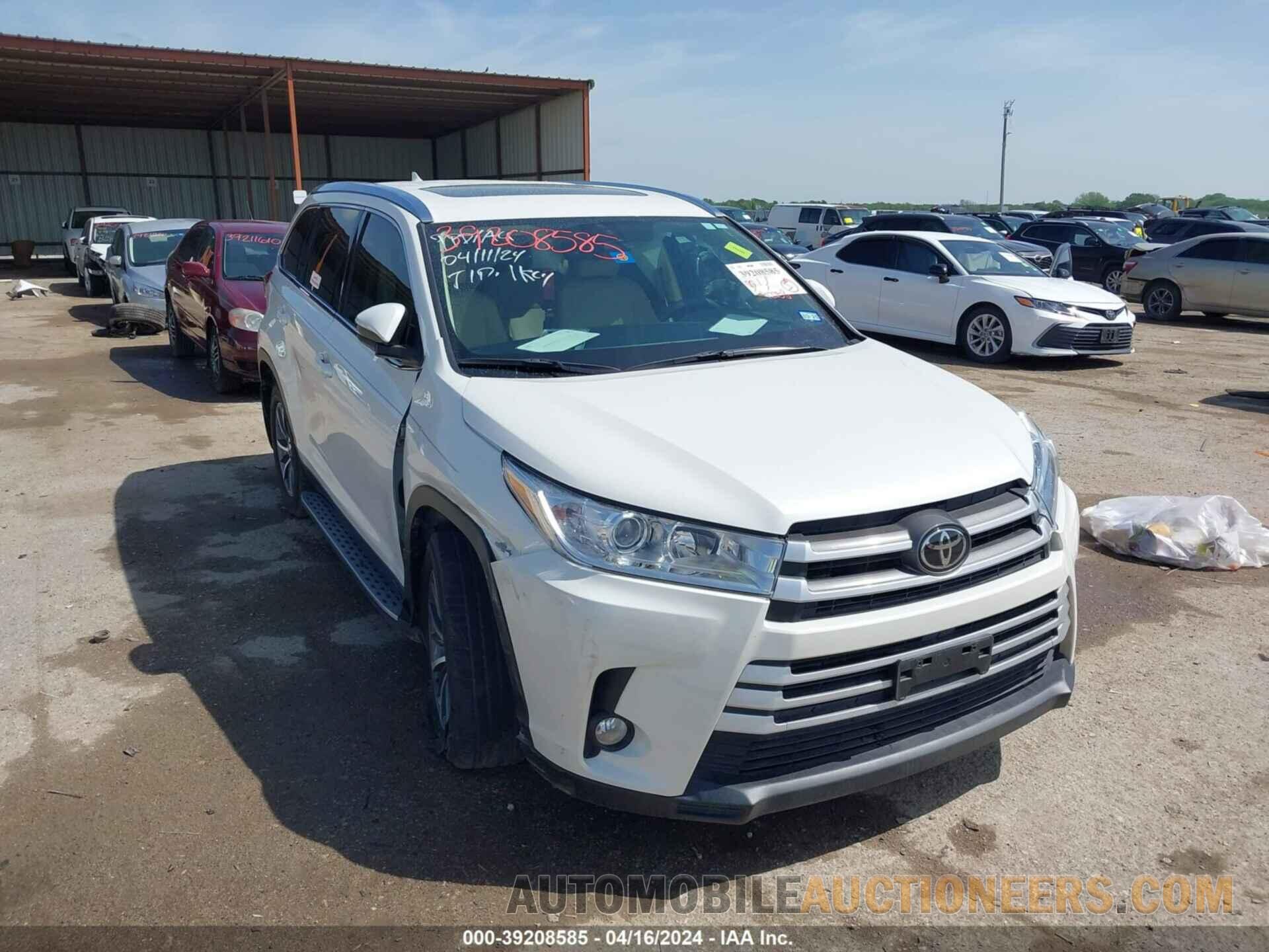 5TDKZRFH0KS554266 TOYOTA HIGHLANDER 2019