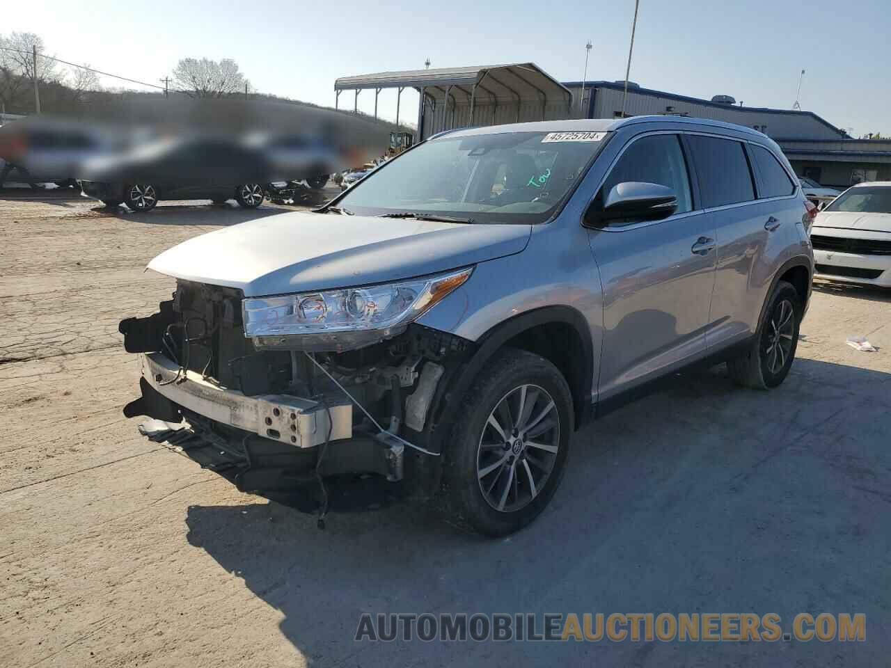 5TDKZRFH0KS557510 TOYOTA HIGHLANDER 2019