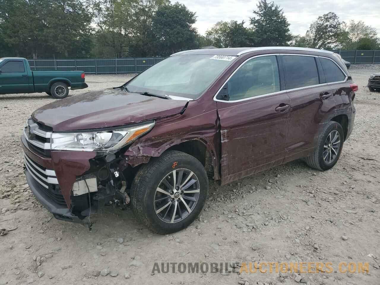 5TDKZRFH1HS225603 TOYOTA HIGHLANDER 2017