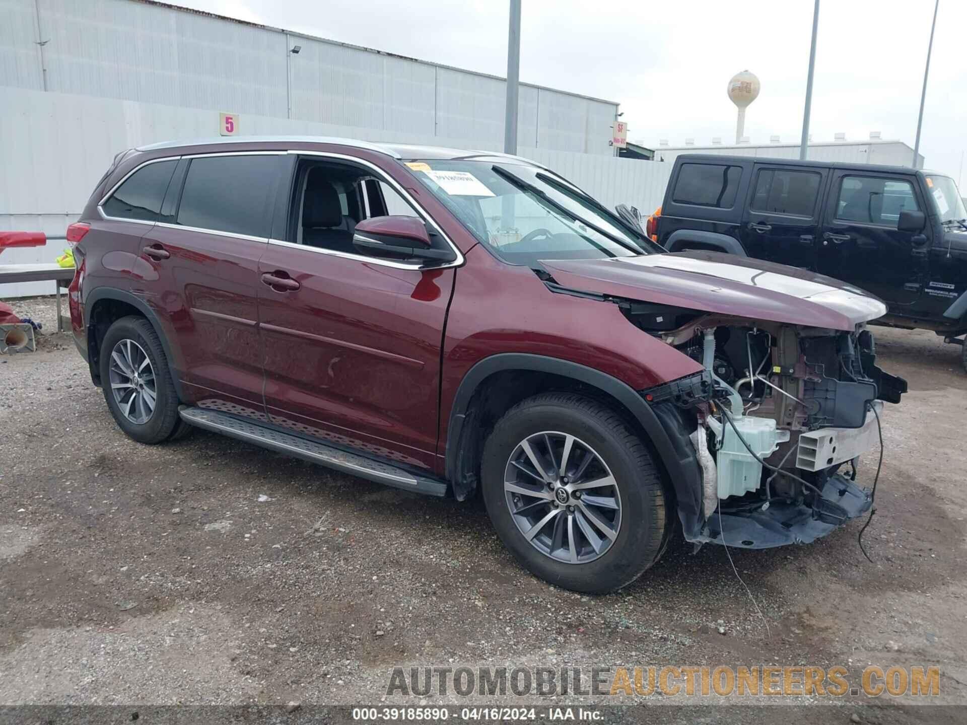 5TDKZRFH1HS225990 TOYOTA HIGHLANDER 2017