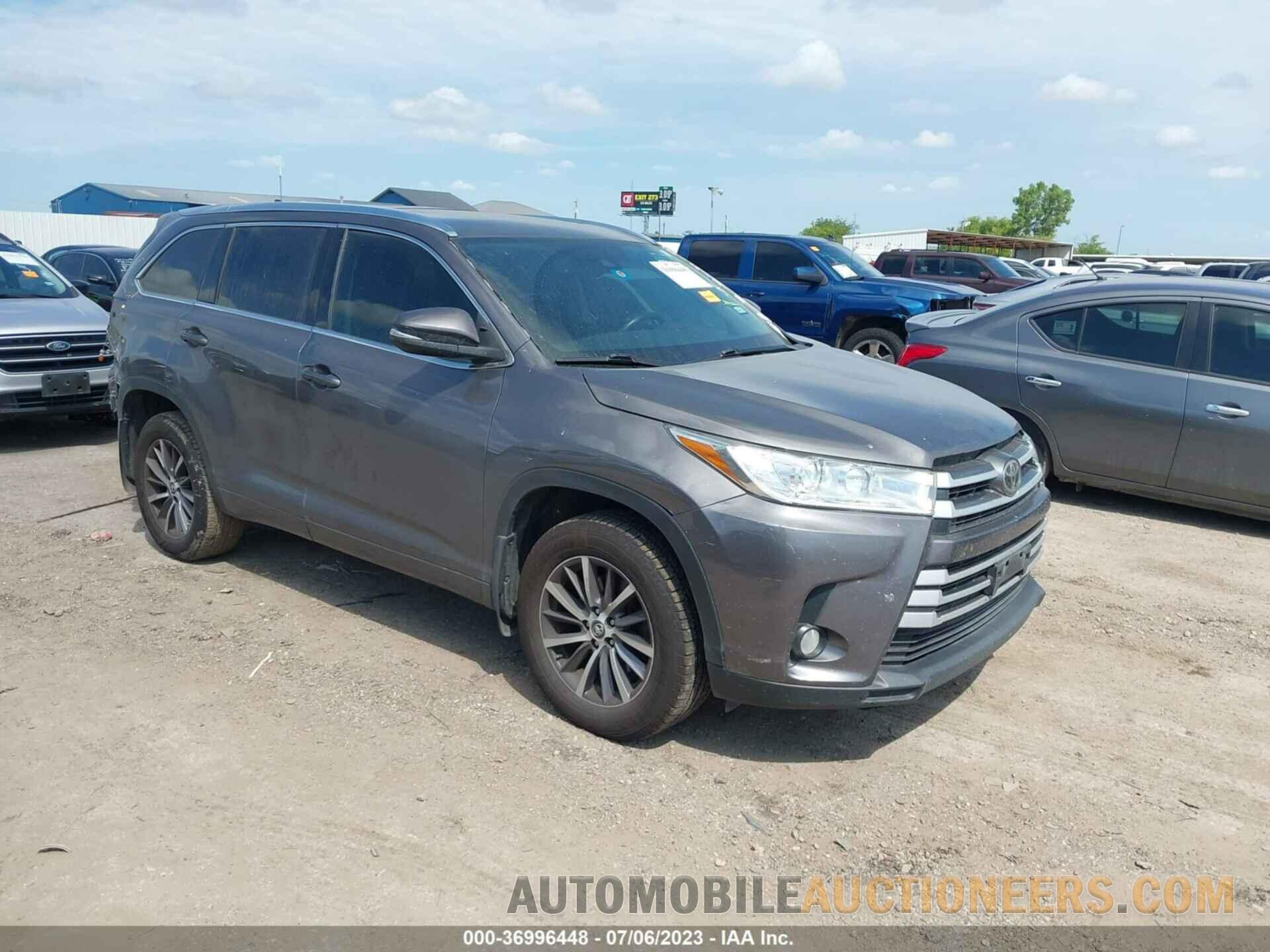 5TDKZRFH1HS509605 TOYOTA HIGHLANDER 2017