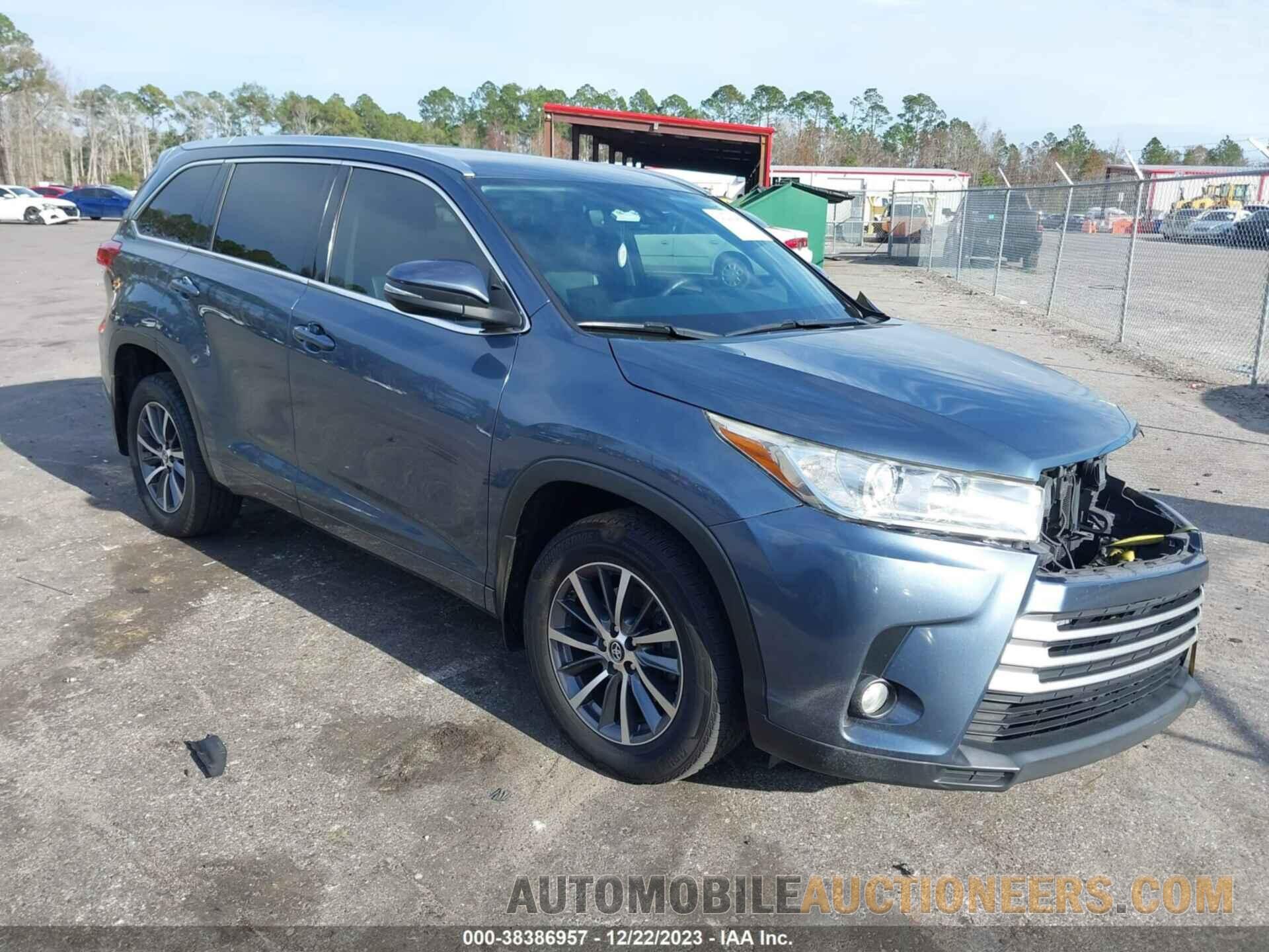 5TDKZRFH1HS520619 TOYOTA HIGHLANDER 2017