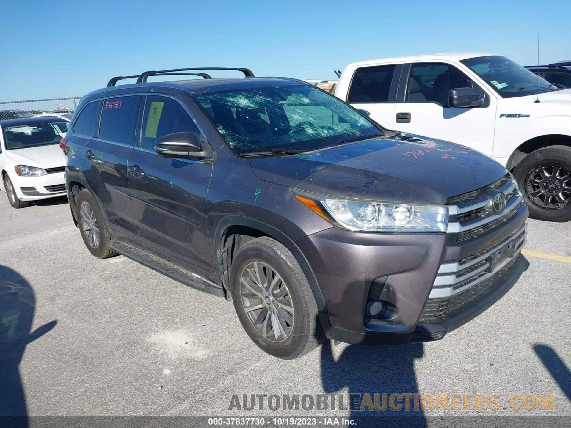 5TDKZRFH1HS523505 TOYOTA HIGHLANDER 2017