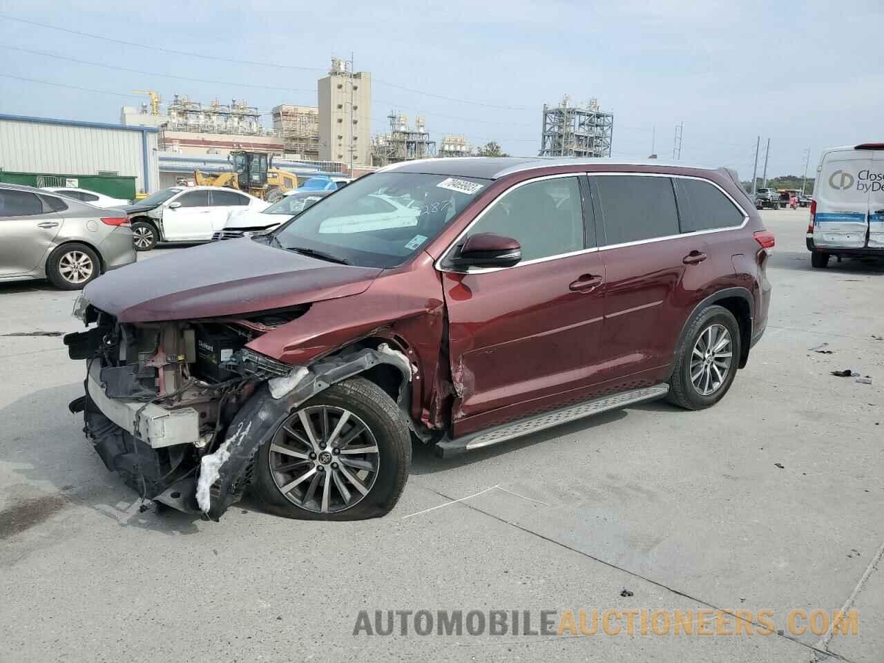 5TDKZRFH1JS263287 TOYOTA HIGHLANDER 2018