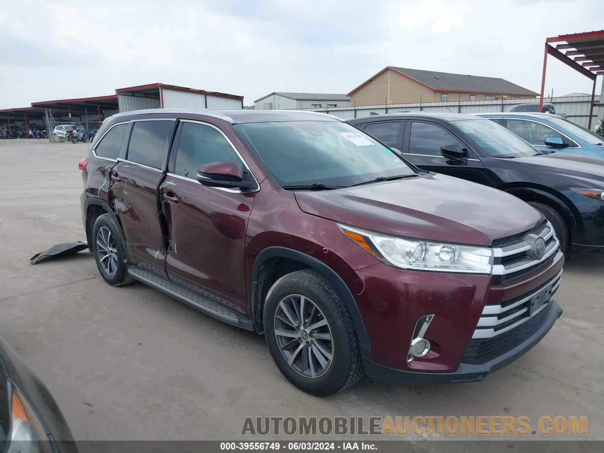 5TDKZRFH1JS269638 TOYOTA HIGHLANDER 2018