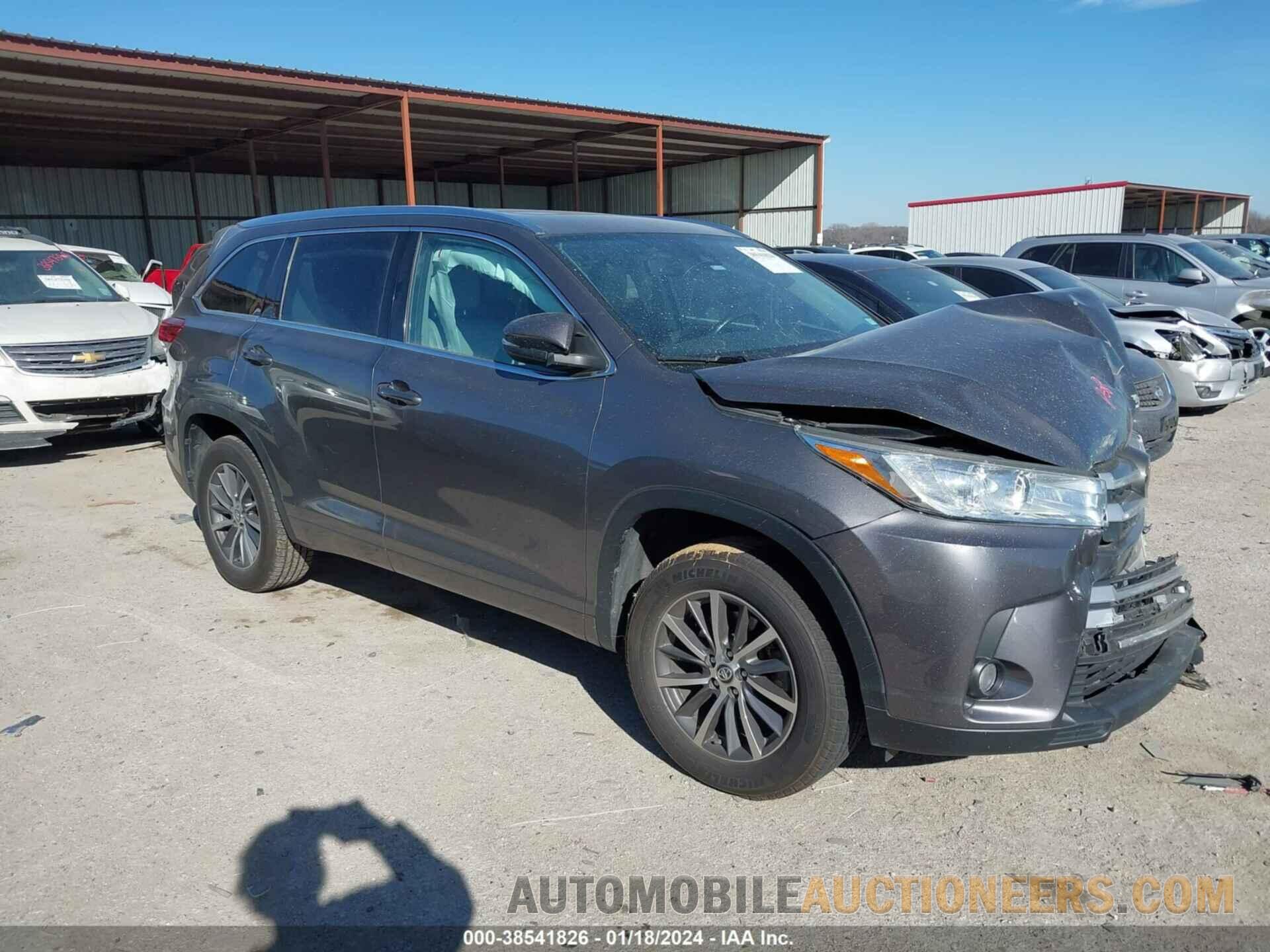 5TDKZRFH1JS285449 TOYOTA HIGHLANDER 2018