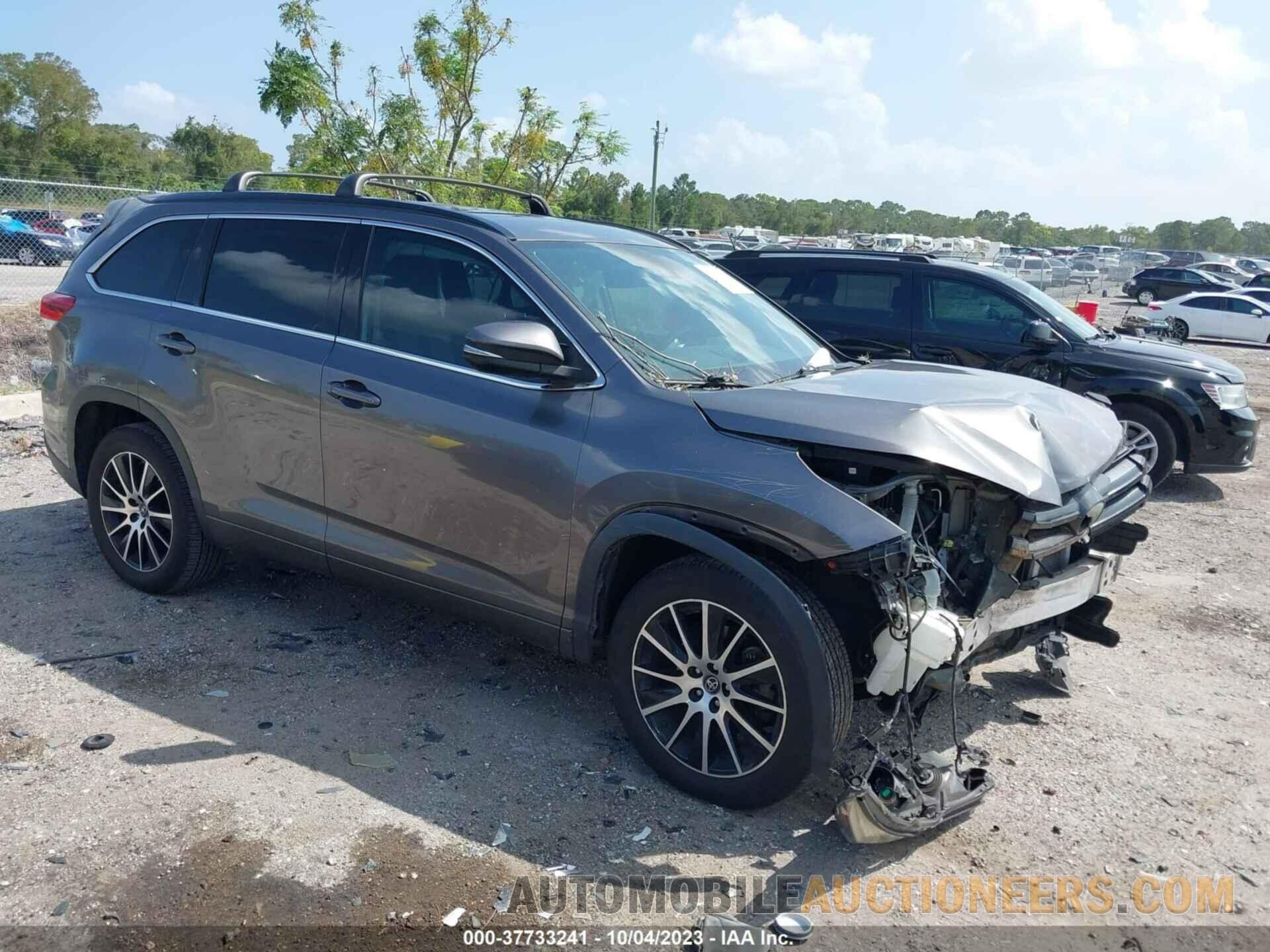 5TDKZRFH1JS537586 TOYOTA HIGHLANDER 2018