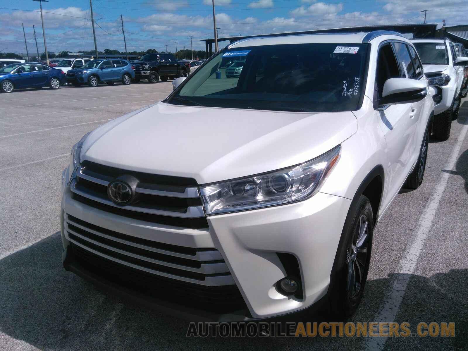 5TDKZRFH1JS539659 Toyota Highlander 2018