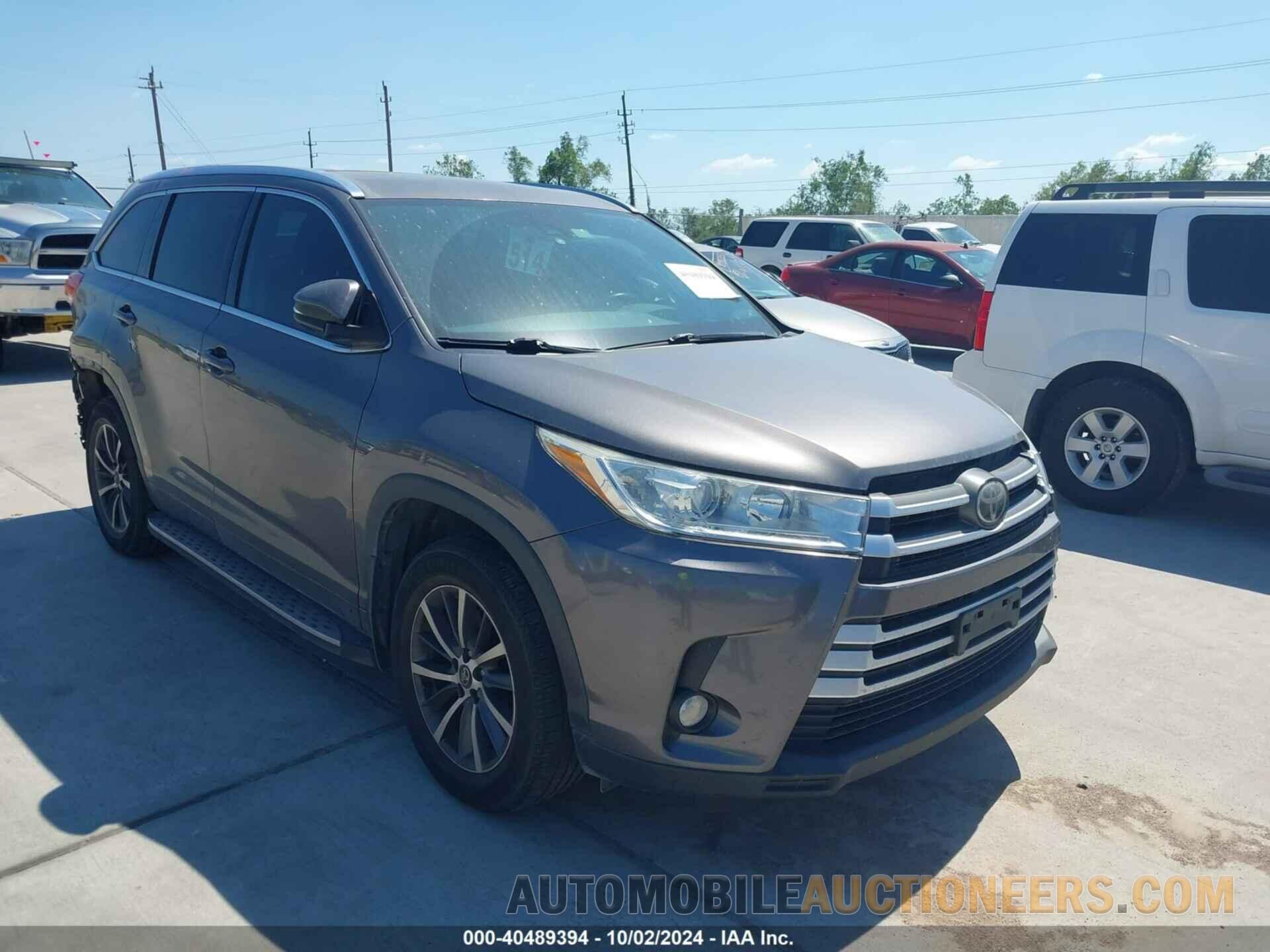 5TDKZRFH1JS545381 TOYOTA HIGHLANDER 2018