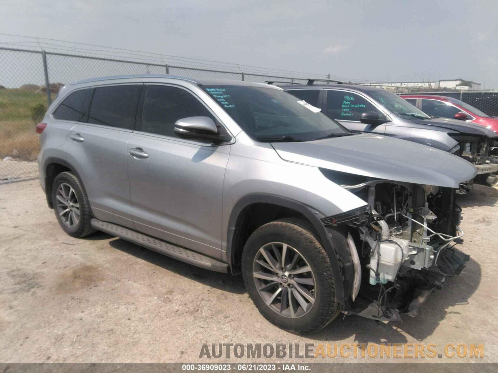 5TDKZRFH1JS546322 TOYOTA HIGHLANDER 2018