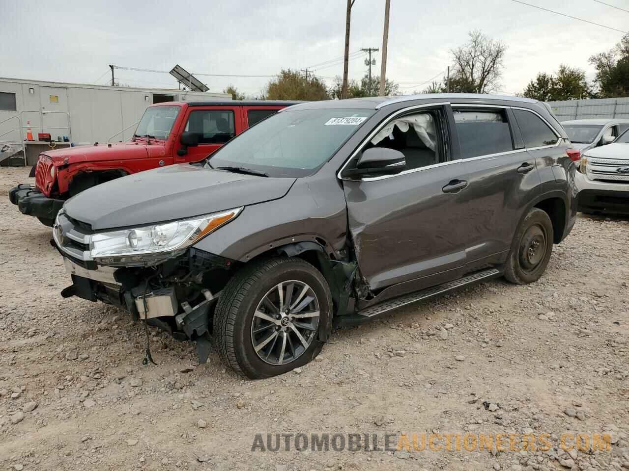 5TDKZRFH1JS549589 TOYOTA HIGHLANDER 2018