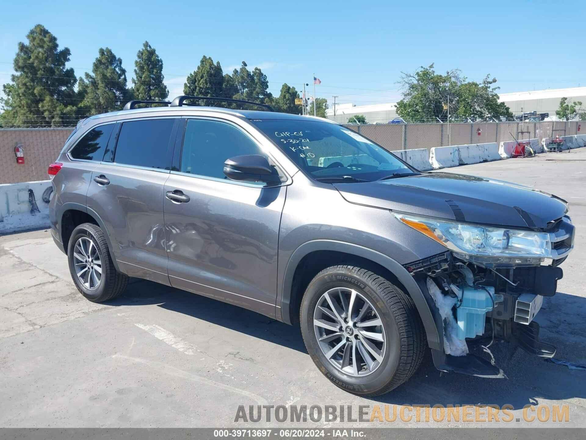 5TDKZRFH1JS550306 TOYOTA HIGHLANDER 2018