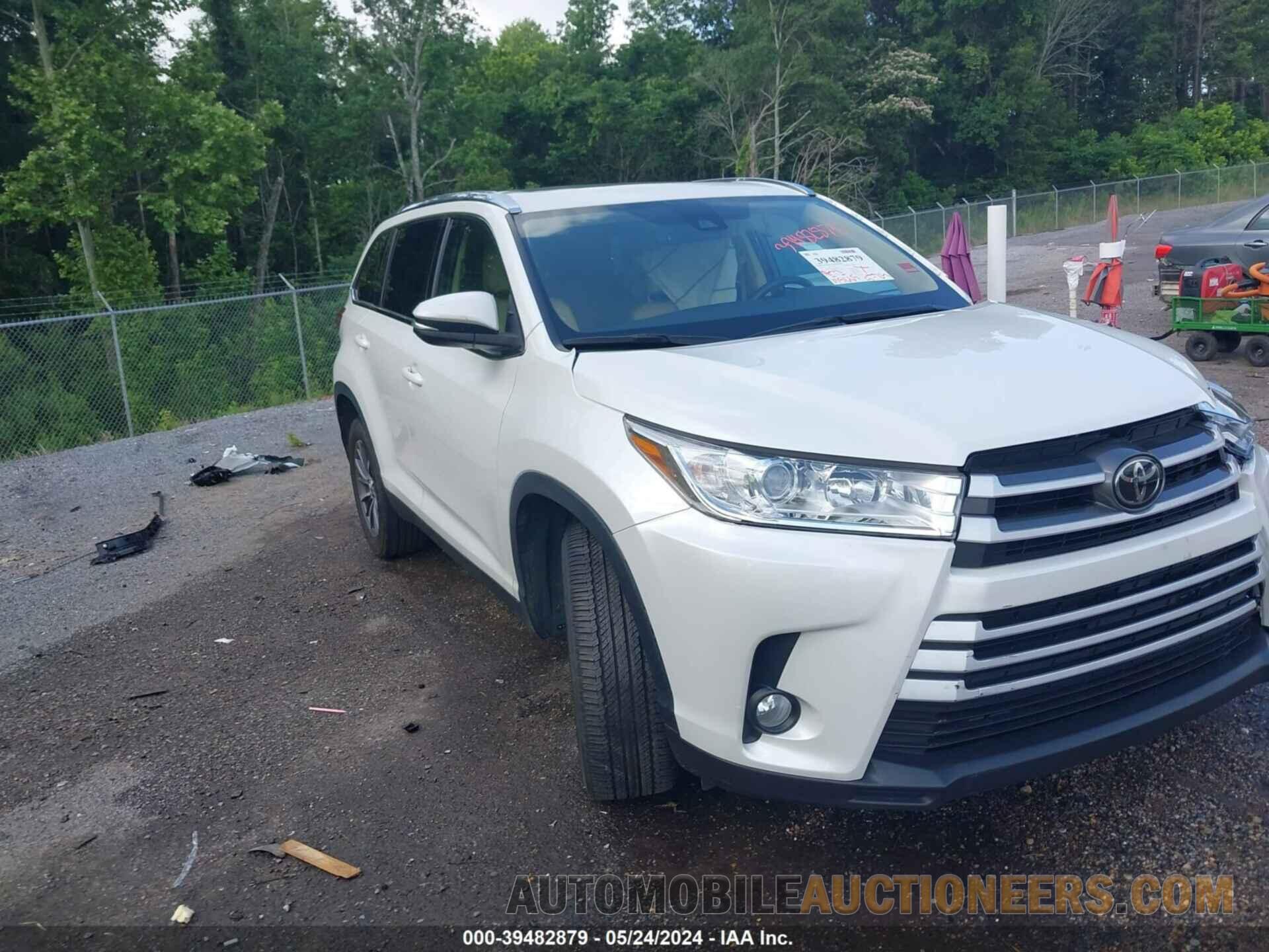 5TDKZRFH1KS316037 TOYOTA HIGHLANDER 2019