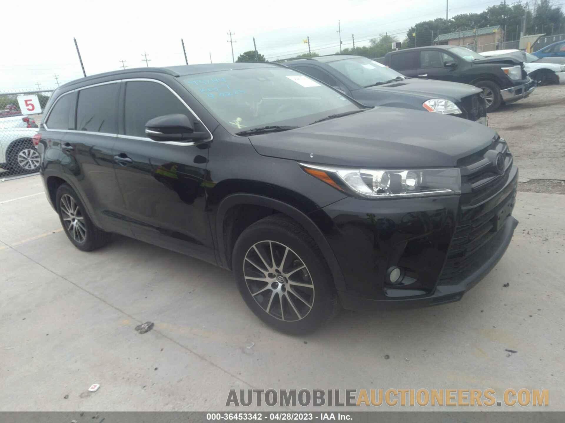 5TDKZRFH2HS187718 TOYOTA HIGHLANDER 2017