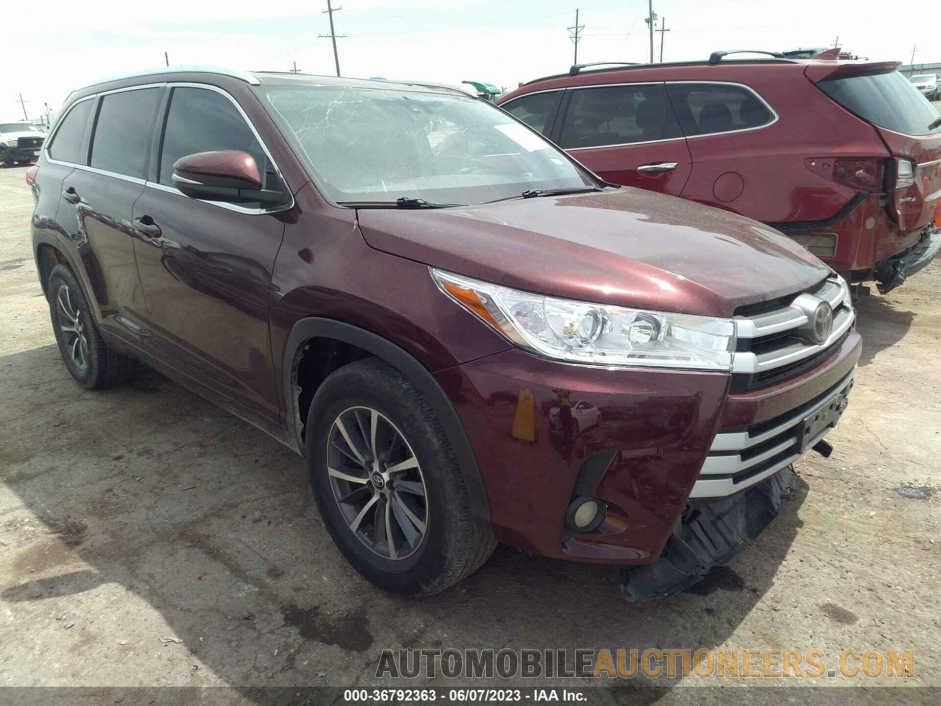 5TDKZRFH2HS194040 TOYOTA HIGHLANDER 2017