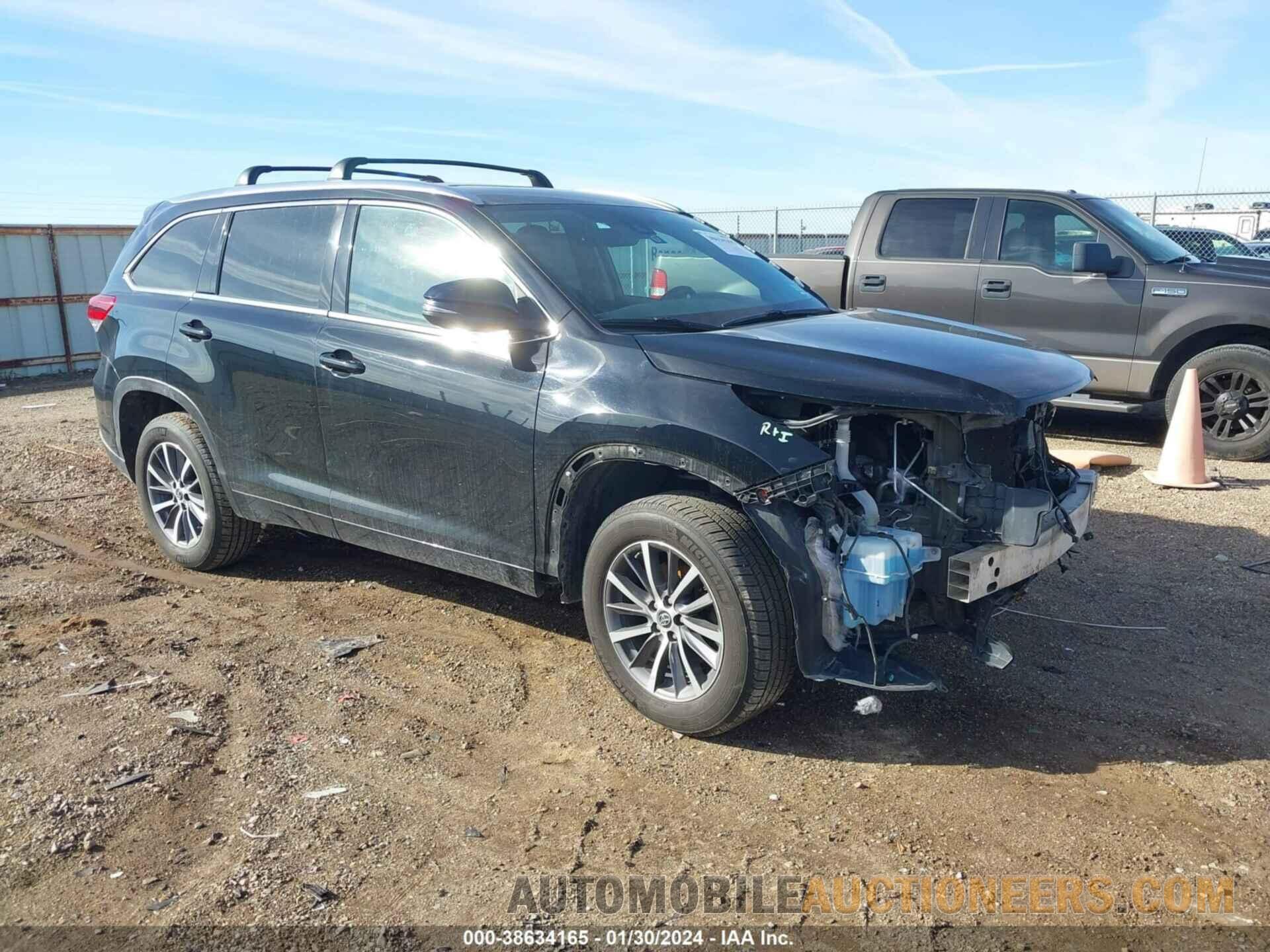 5TDKZRFH2HS206980 TOYOTA HIGHLANDER 2017