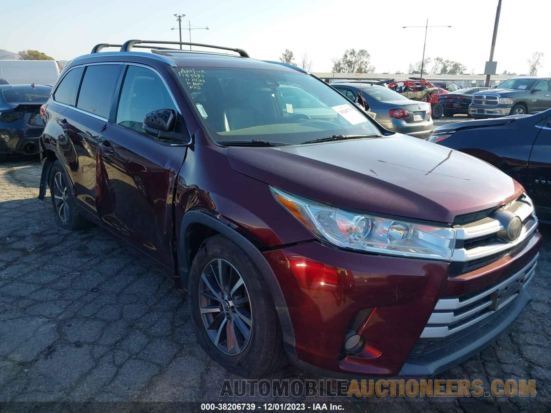 5TDKZRFH2HS228302 TOYOTA HIGHLANDER 2017