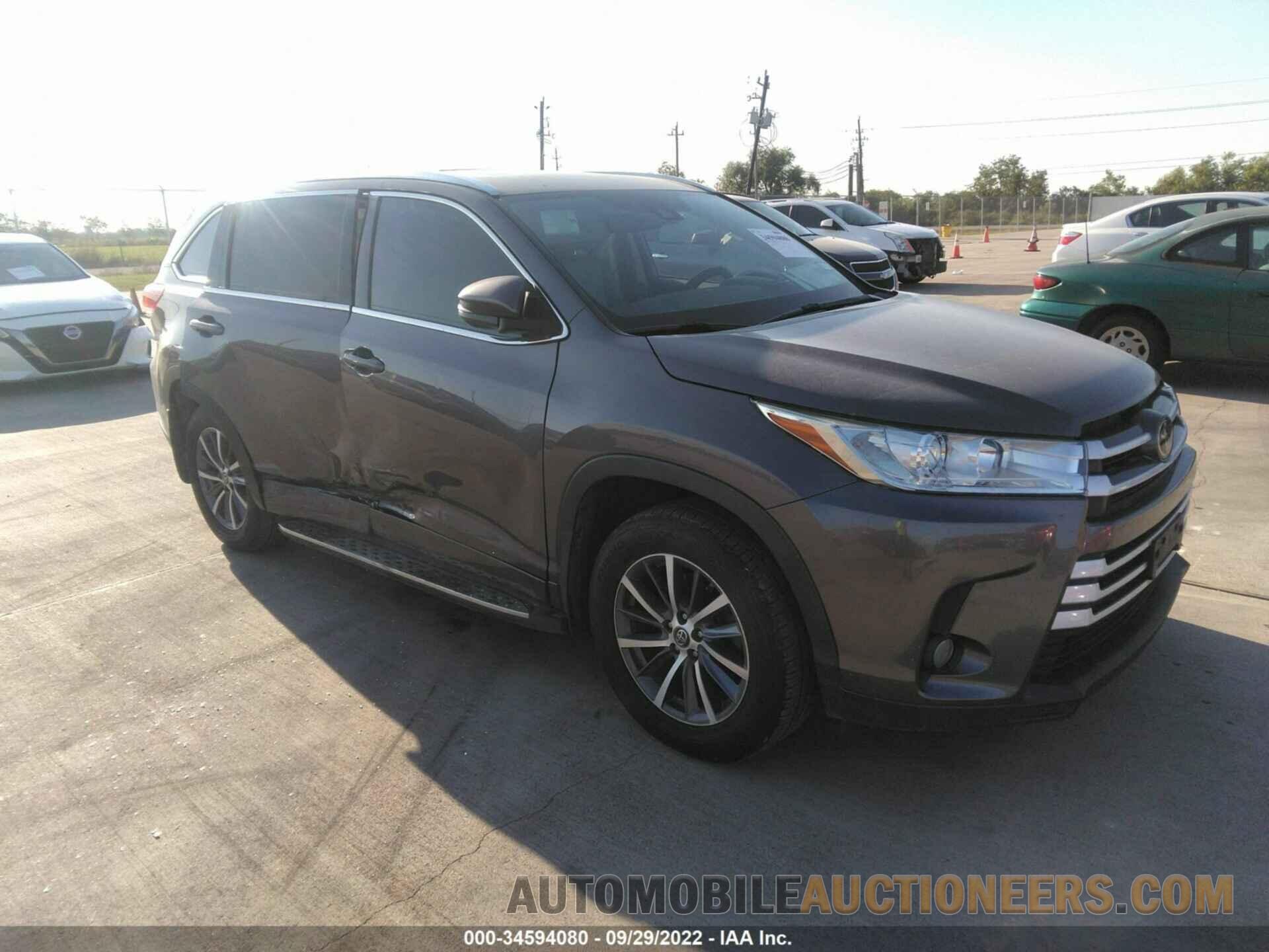 5TDKZRFH2HS516322 TOYOTA HIGHLANDER 2017