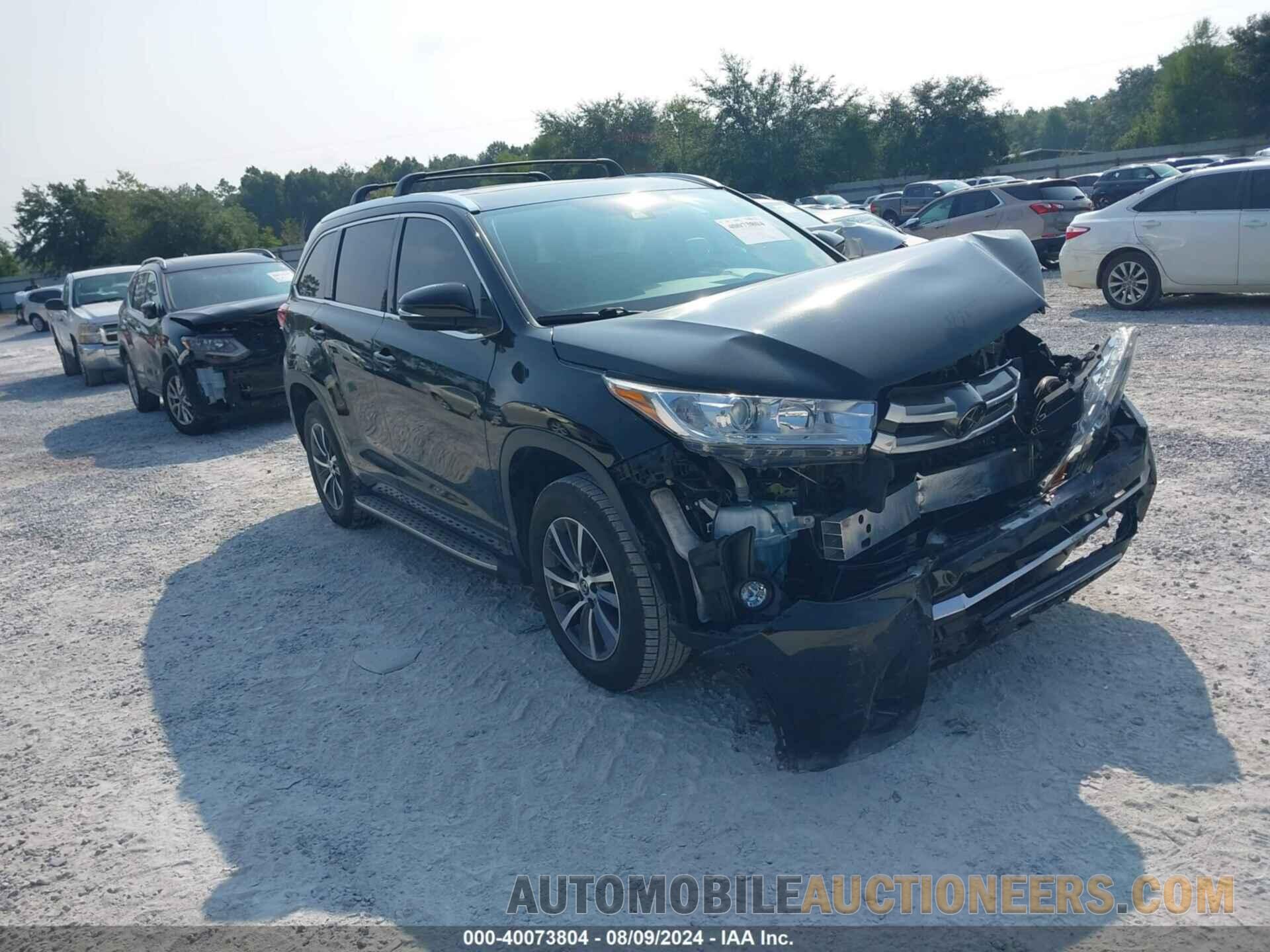 5TDKZRFH2HS519558 TOYOTA HIGHLANDER 2017