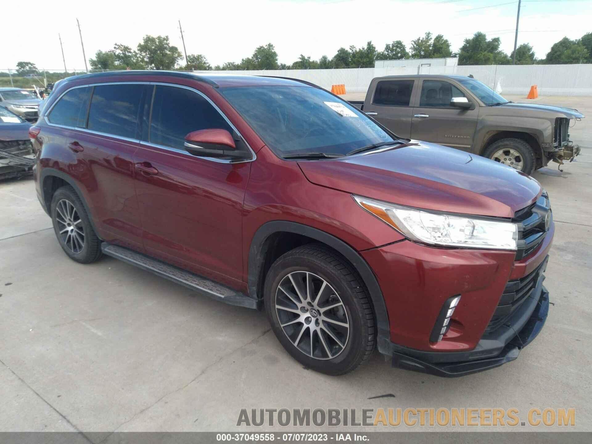 5TDKZRFH2HS521181 TOYOTA HIGHLANDER 2017