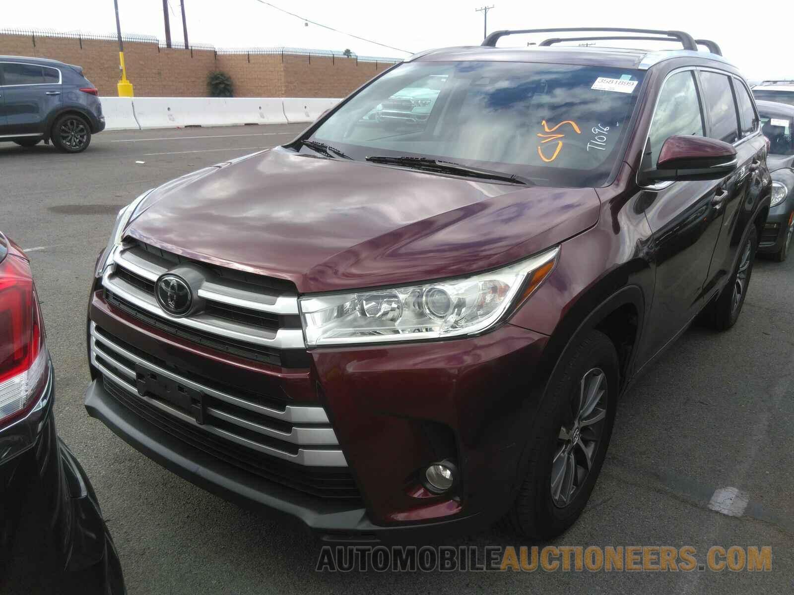 5TDKZRFH2JS265419 Toyota Highlander 2018