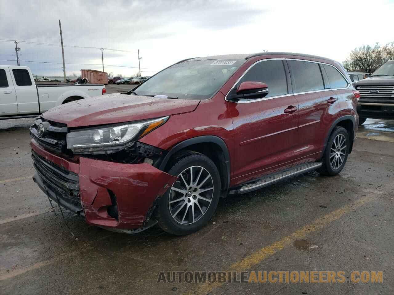 5TDKZRFH2JS282866 TOYOTA HIGHLANDER 2018