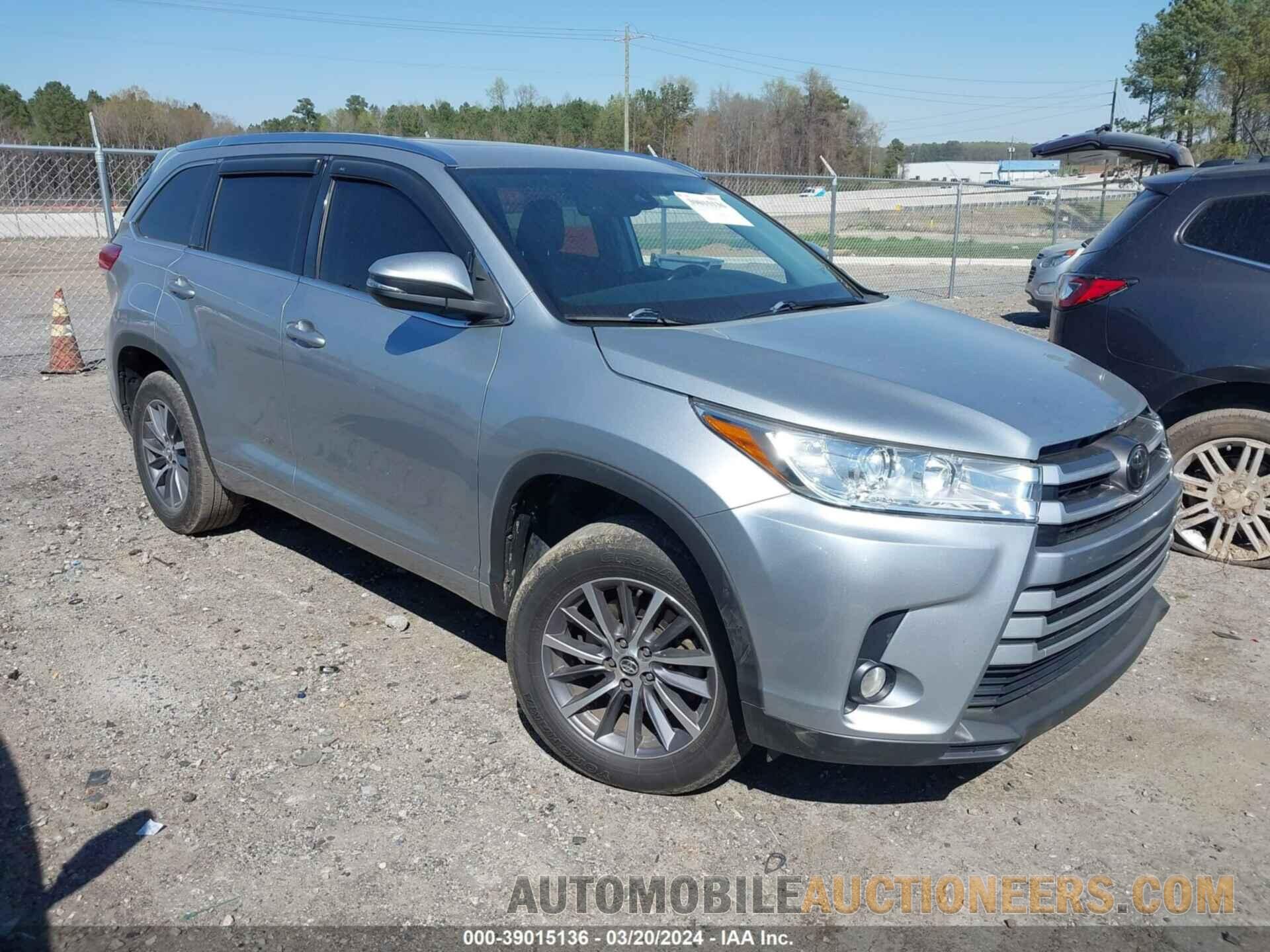 5TDKZRFH2JS286383 TOYOTA HIGHLANDER 2018