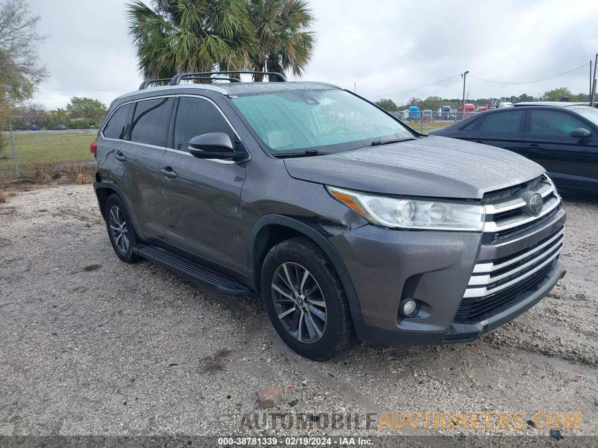 5TDKZRFH2JS526709 TOYOTA HIGHLANDER 2018