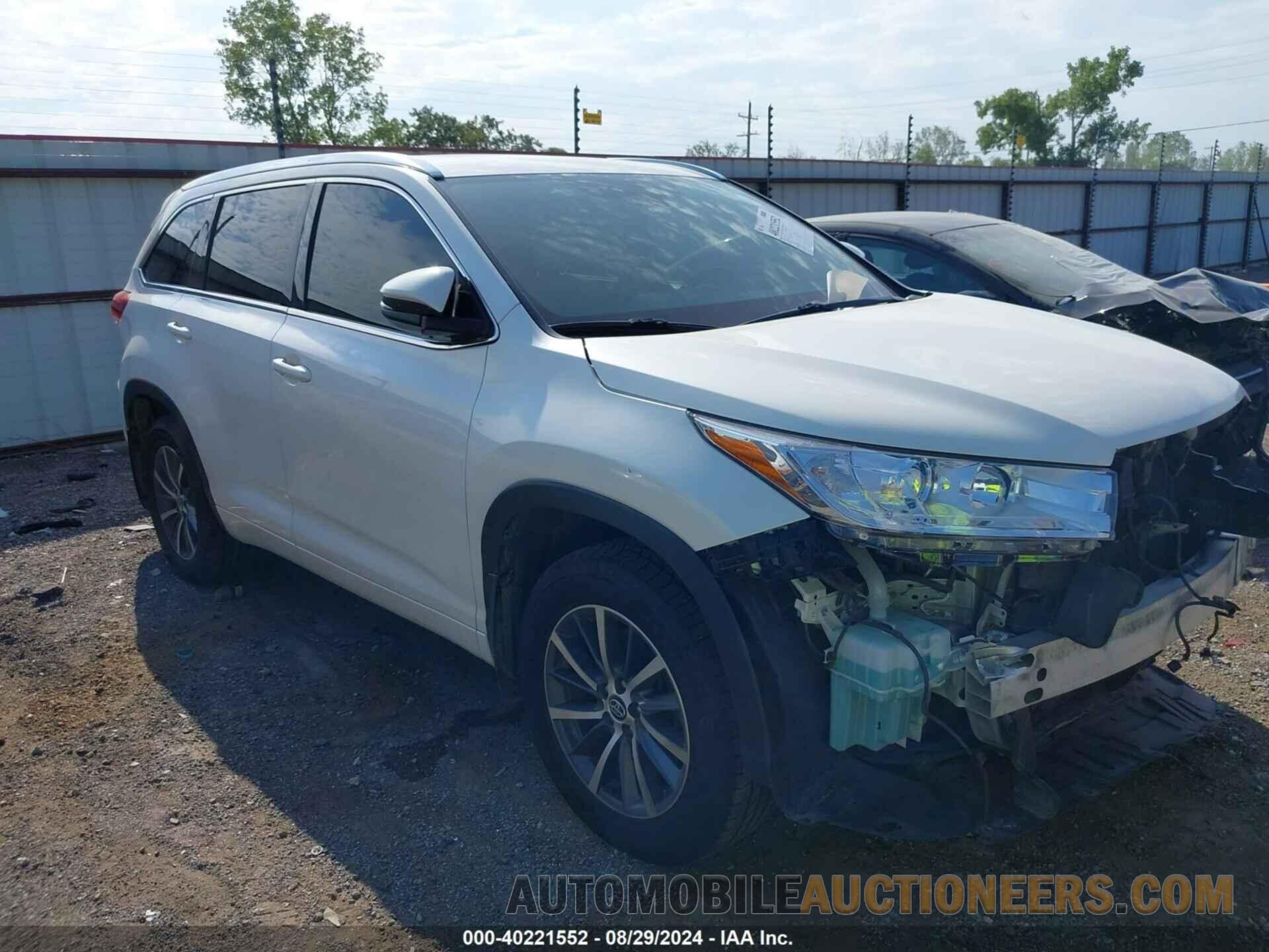 5TDKZRFH2JS527293 TOYOTA HIGHLANDER 2018