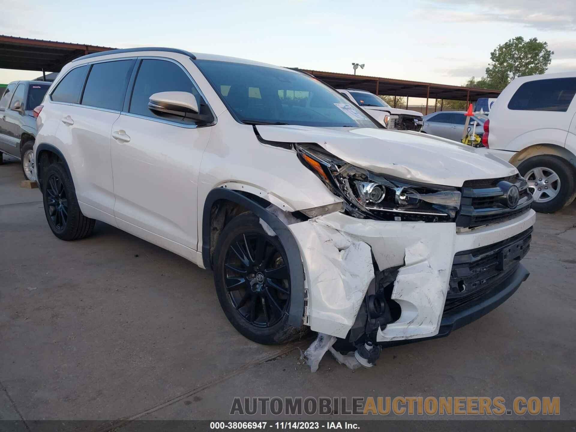 5TDKZRFH2JS531165 TOYOTA HIGHLANDER 2018