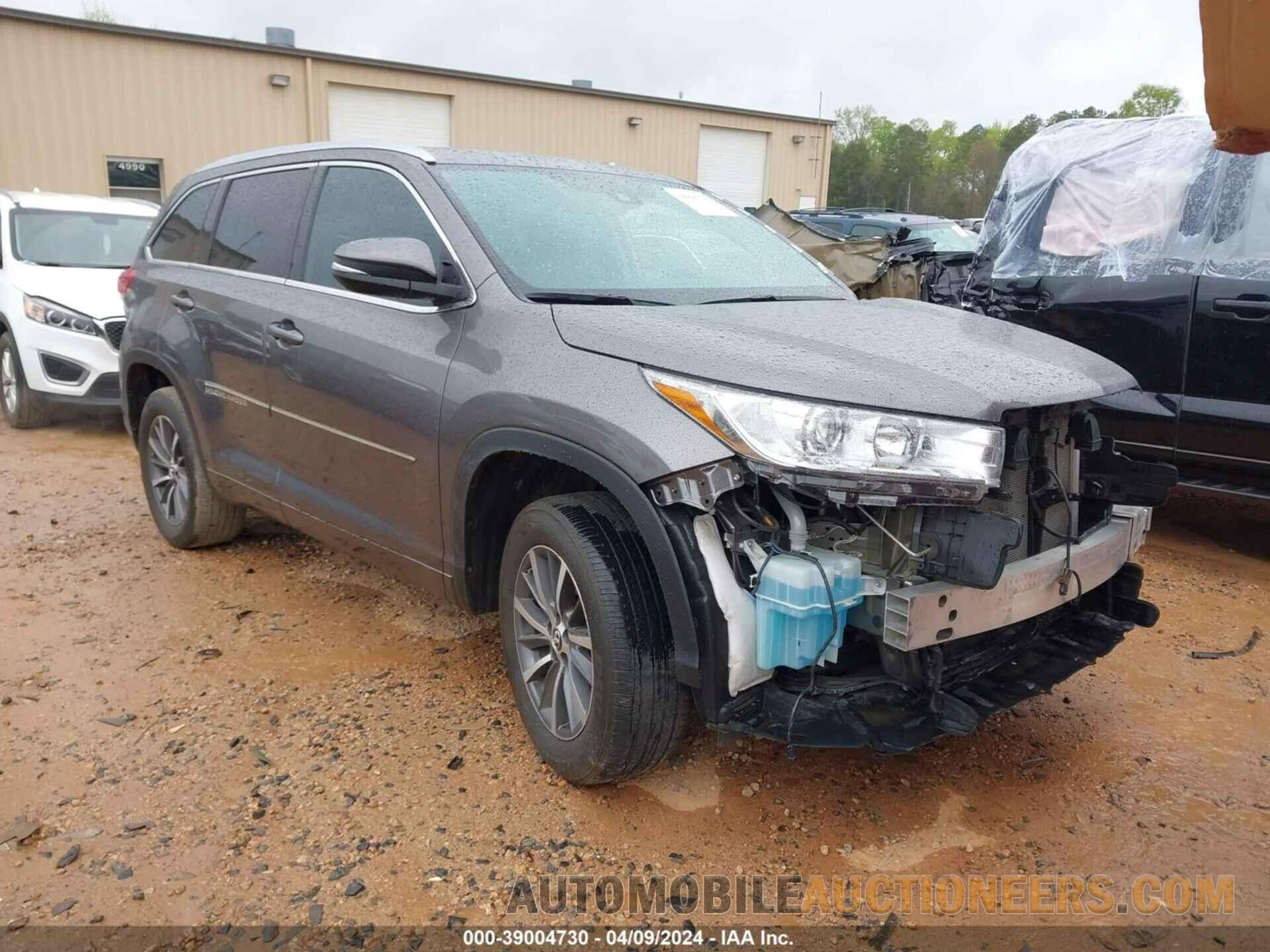 5TDKZRFH2JS543557 TOYOTA HIGHLANDER 2018