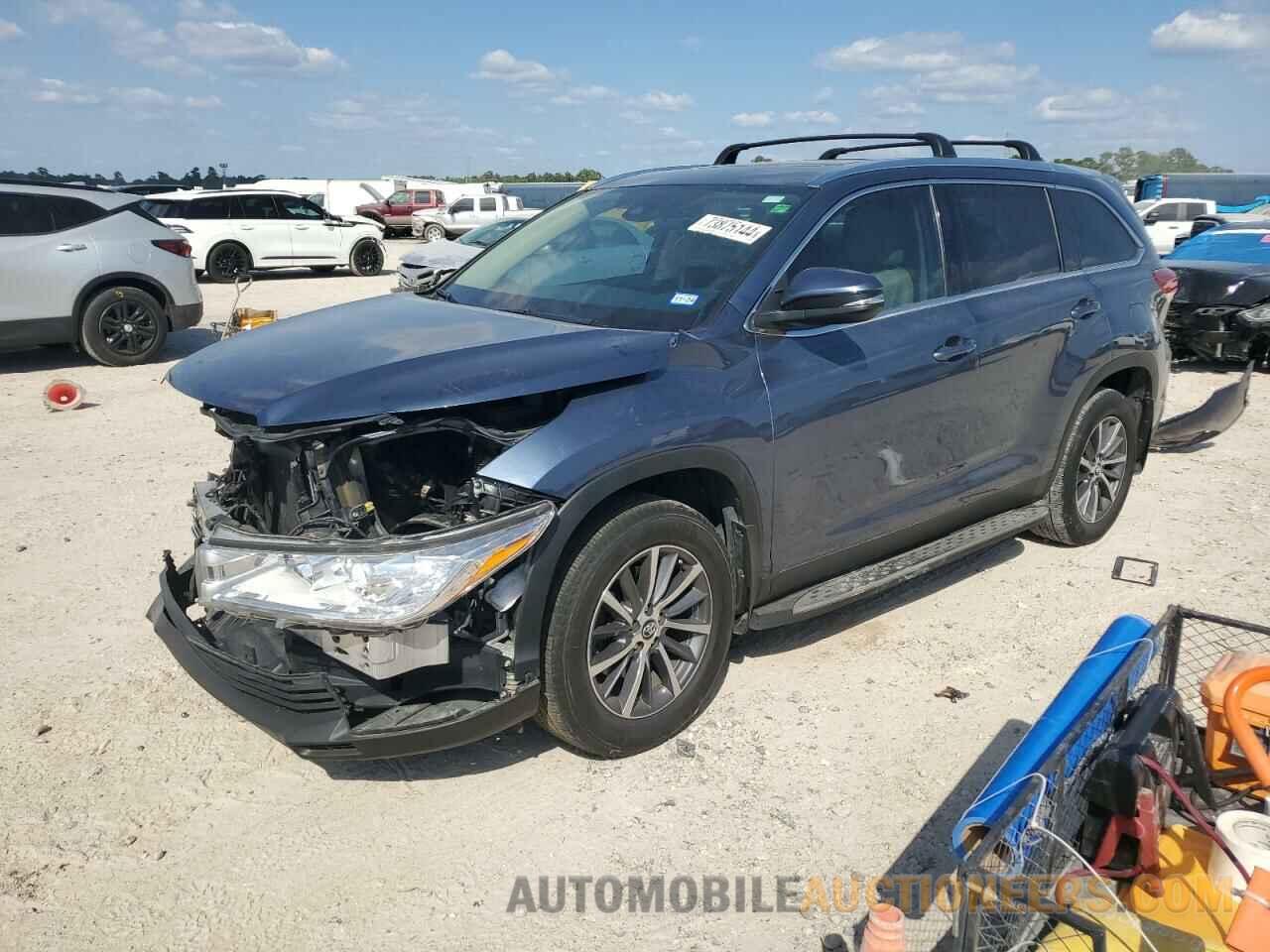 5TDKZRFH2KS292654 TOYOTA HIGHLANDER 2019