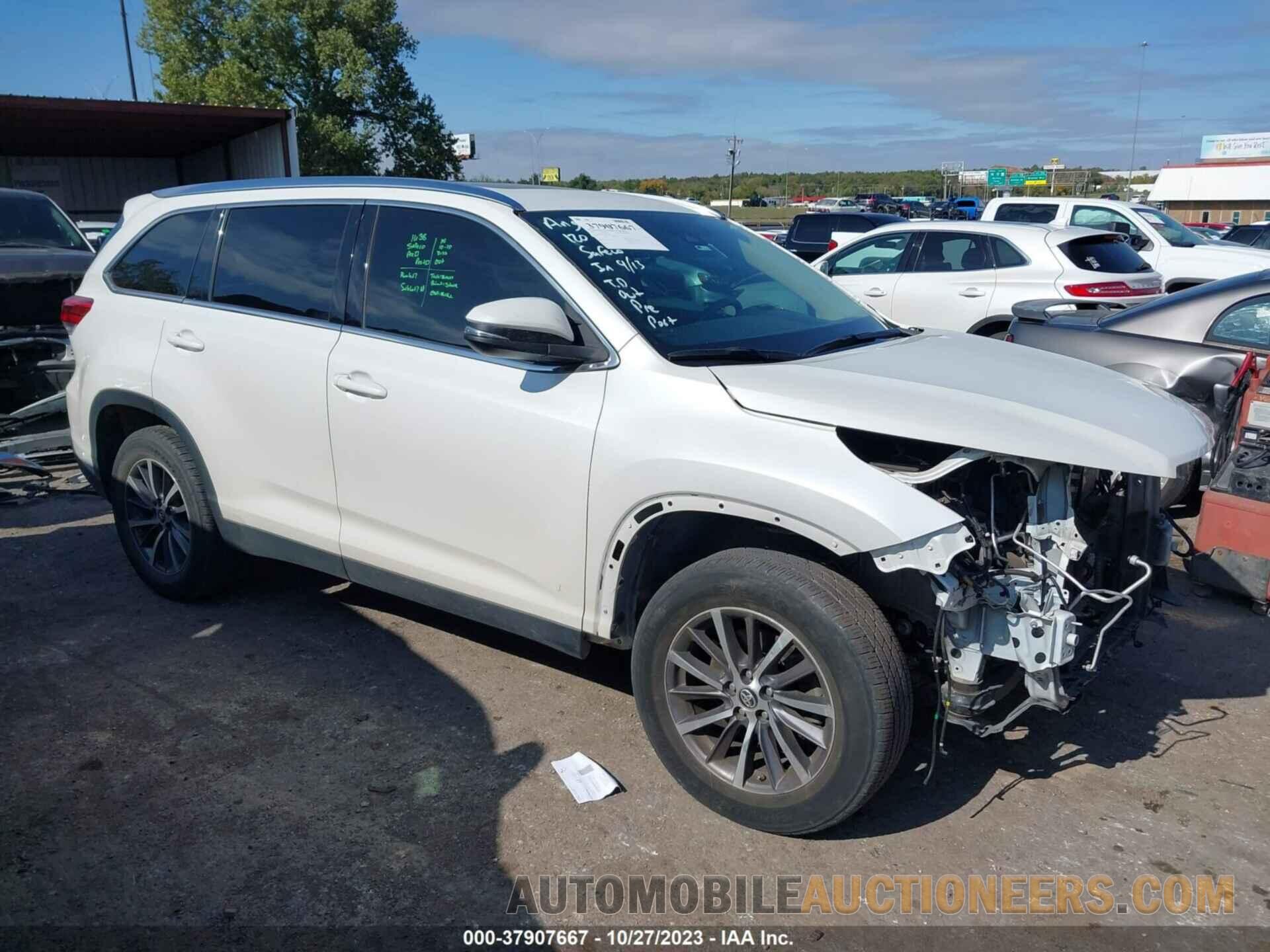 5TDKZRFH2KS336667 TOYOTA HIGHLANDER 2019