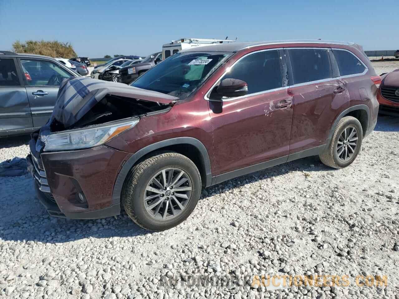 5TDKZRFH2KS344722 TOYOTA HIGHLANDER 2019