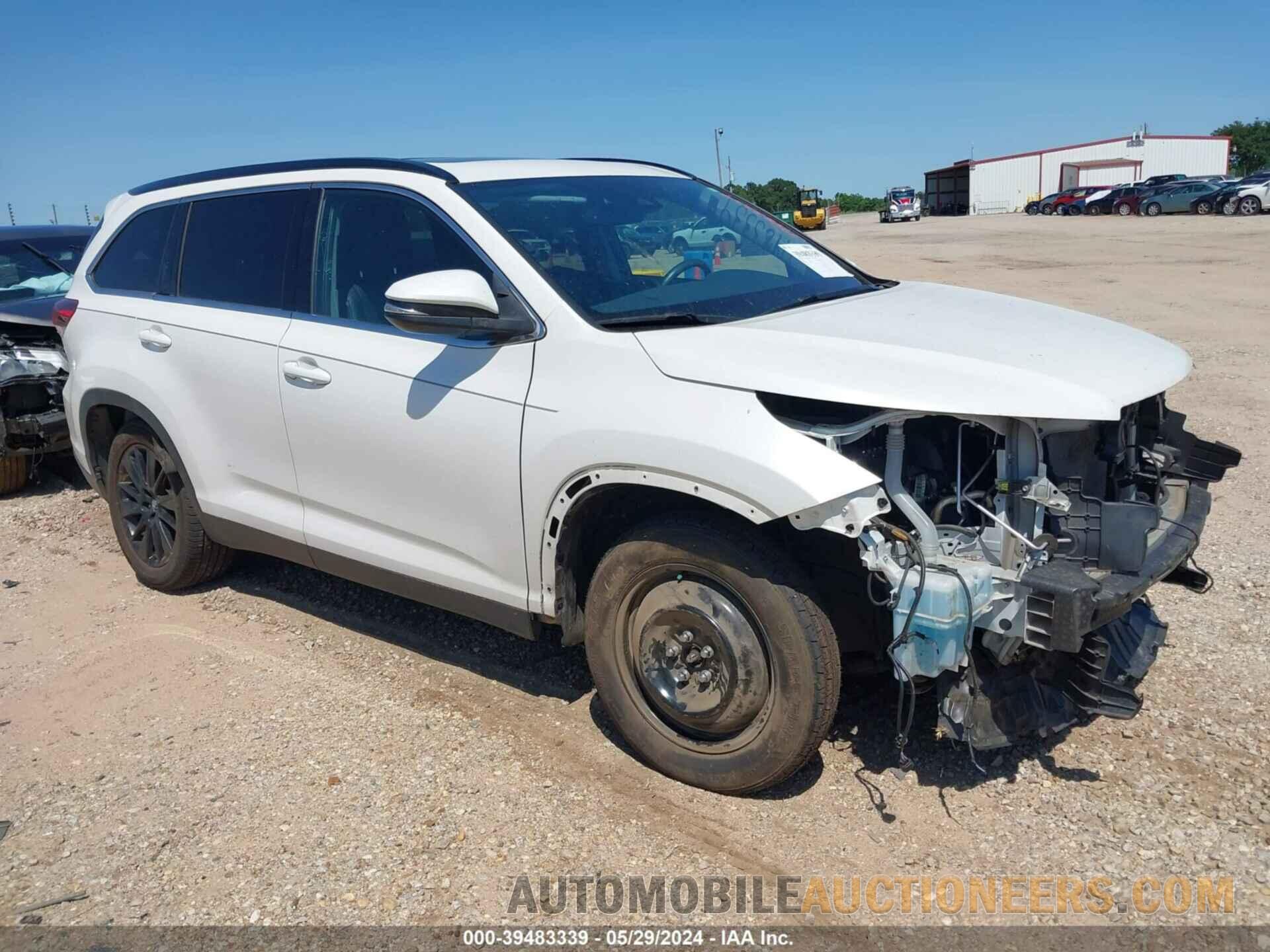 5TDKZRFH2KS358460 TOYOTA HIGHLANDER 2019