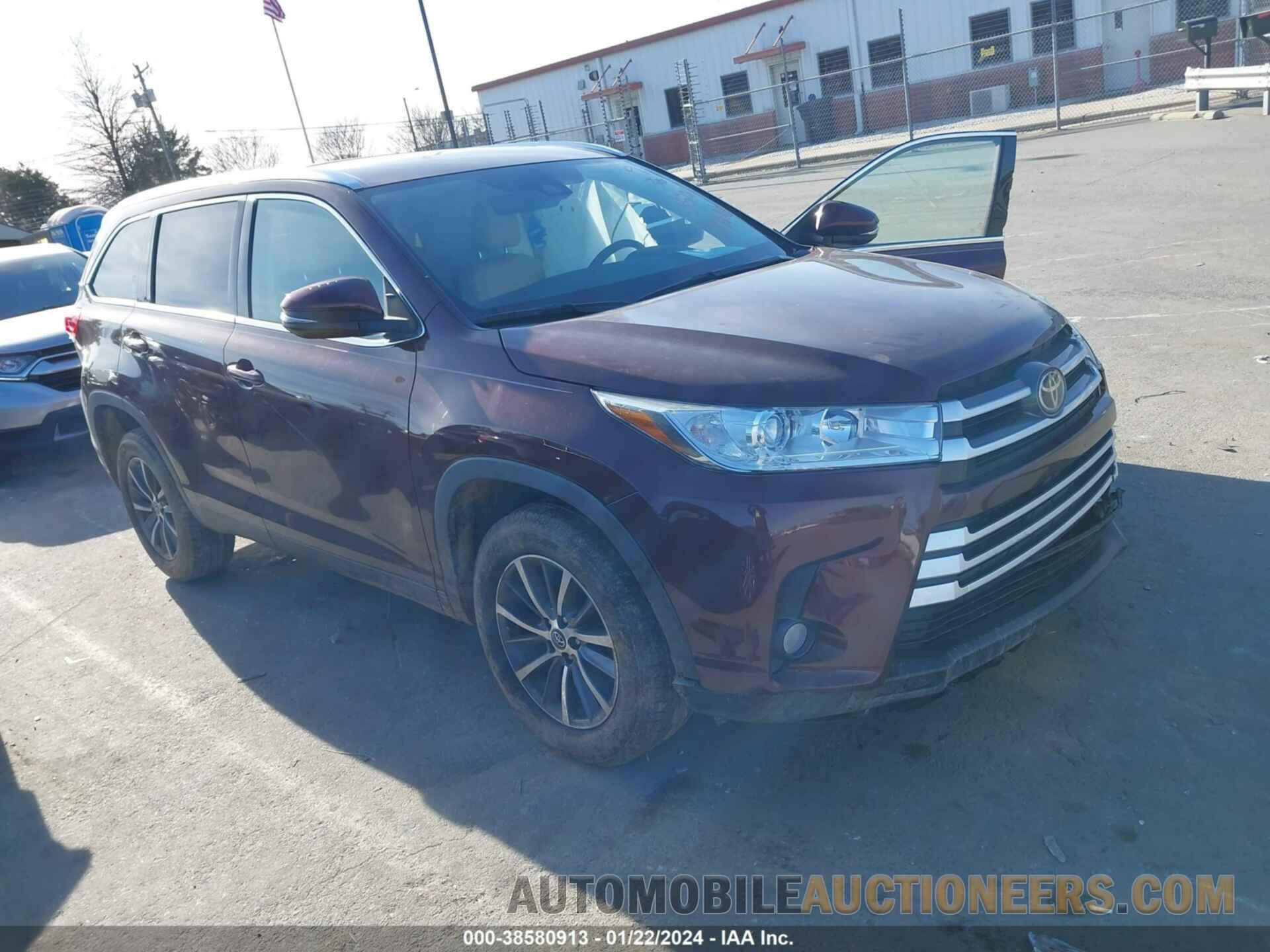 5TDKZRFH2KS362850 TOYOTA HIGHLANDER 2019