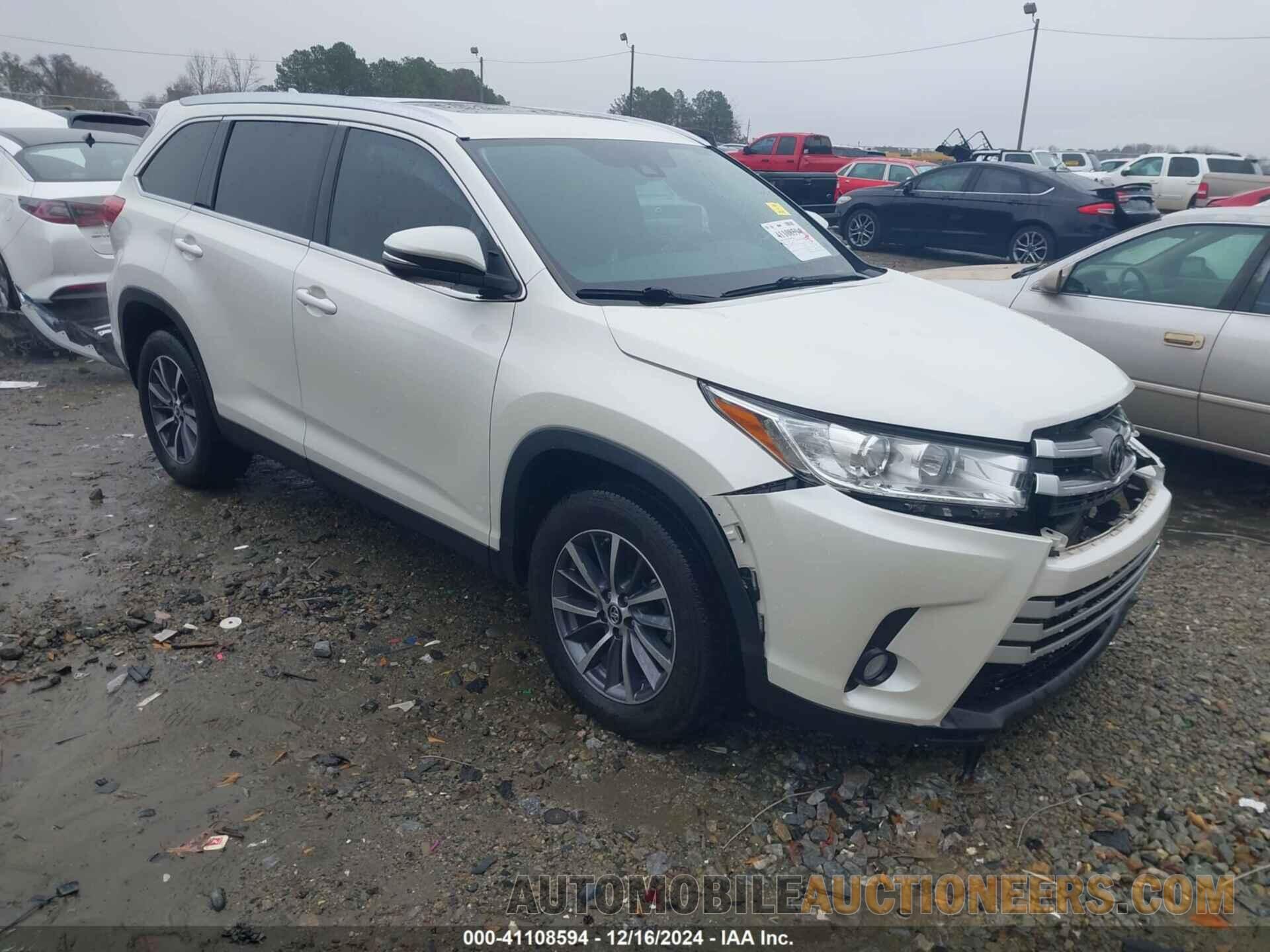 5TDKZRFH2KS570503 TOYOTA HIGHLANDER 2019