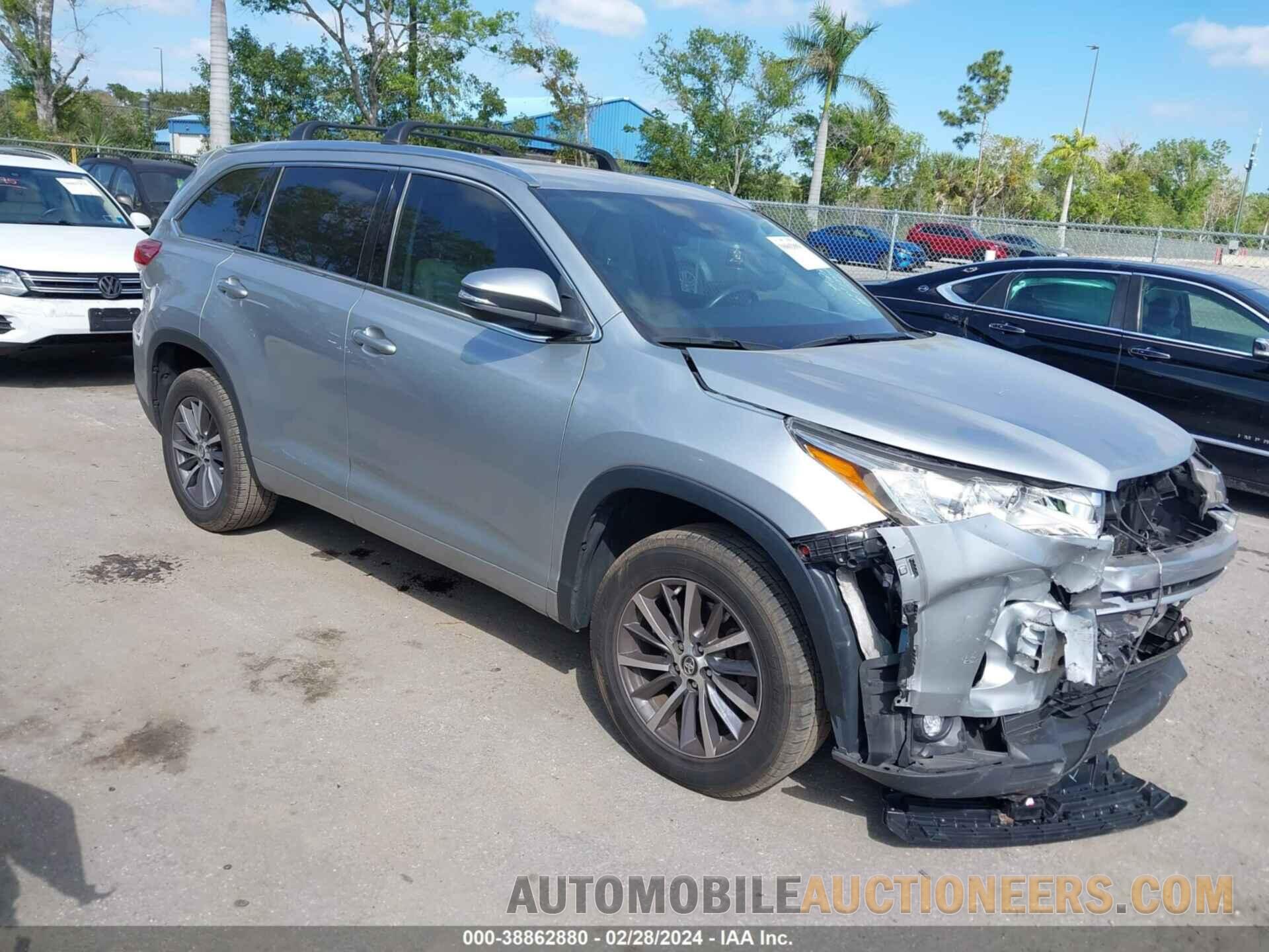 5TDKZRFH3HS200007 TOYOTA HIGHLANDER 2017