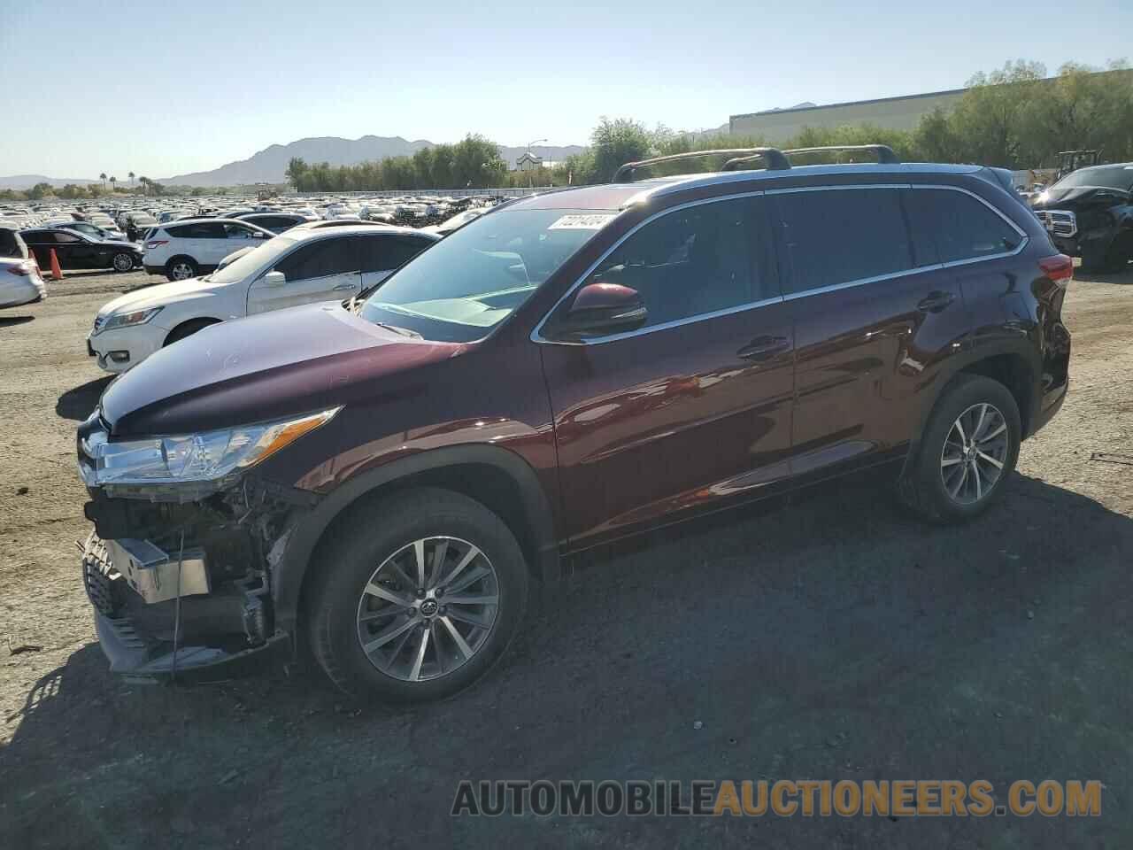 5TDKZRFH3HS204381 TOYOTA HIGHLANDER 2017