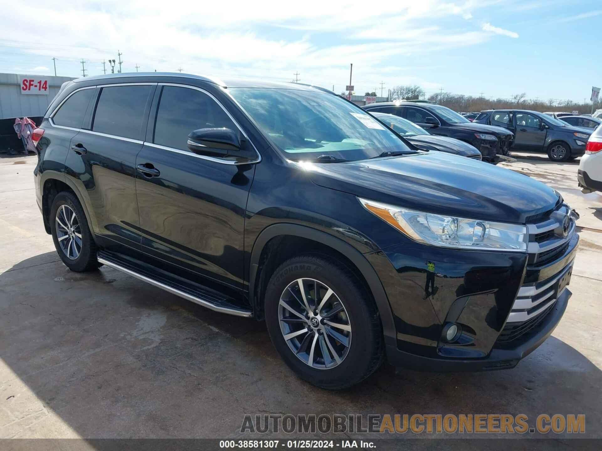 5TDKZRFH3HS207829 TOYOTA HIGHLANDER 2017