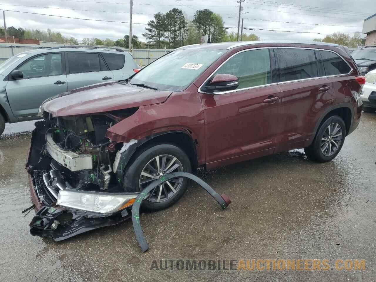 5TDKZRFH3HS213856 TOYOTA HIGHLANDER 2017