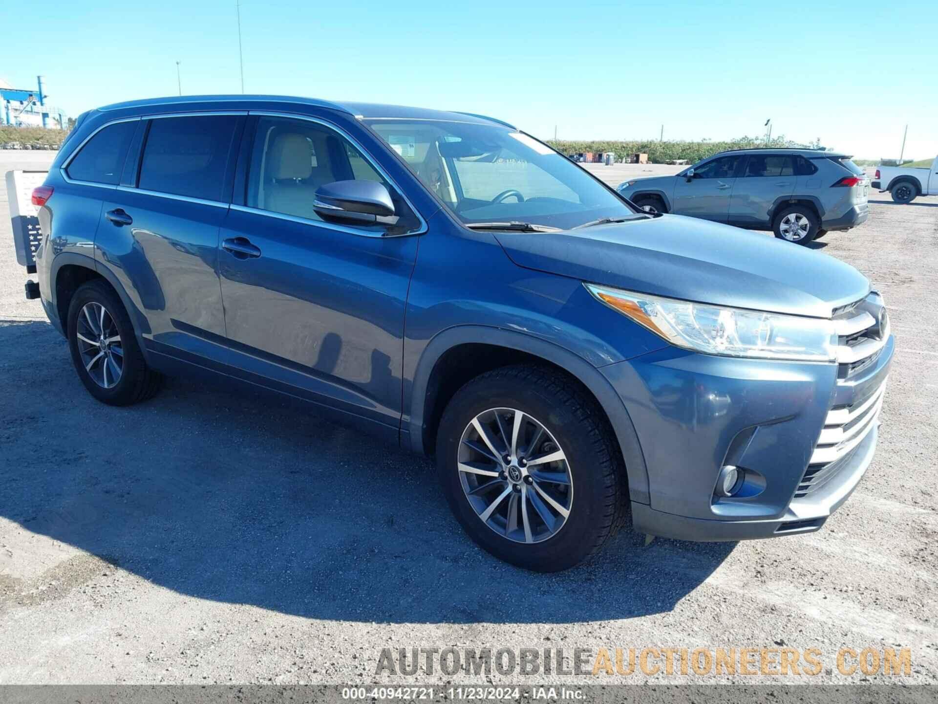 5TDKZRFH3HS509606 TOYOTA HIGHLANDER 2017