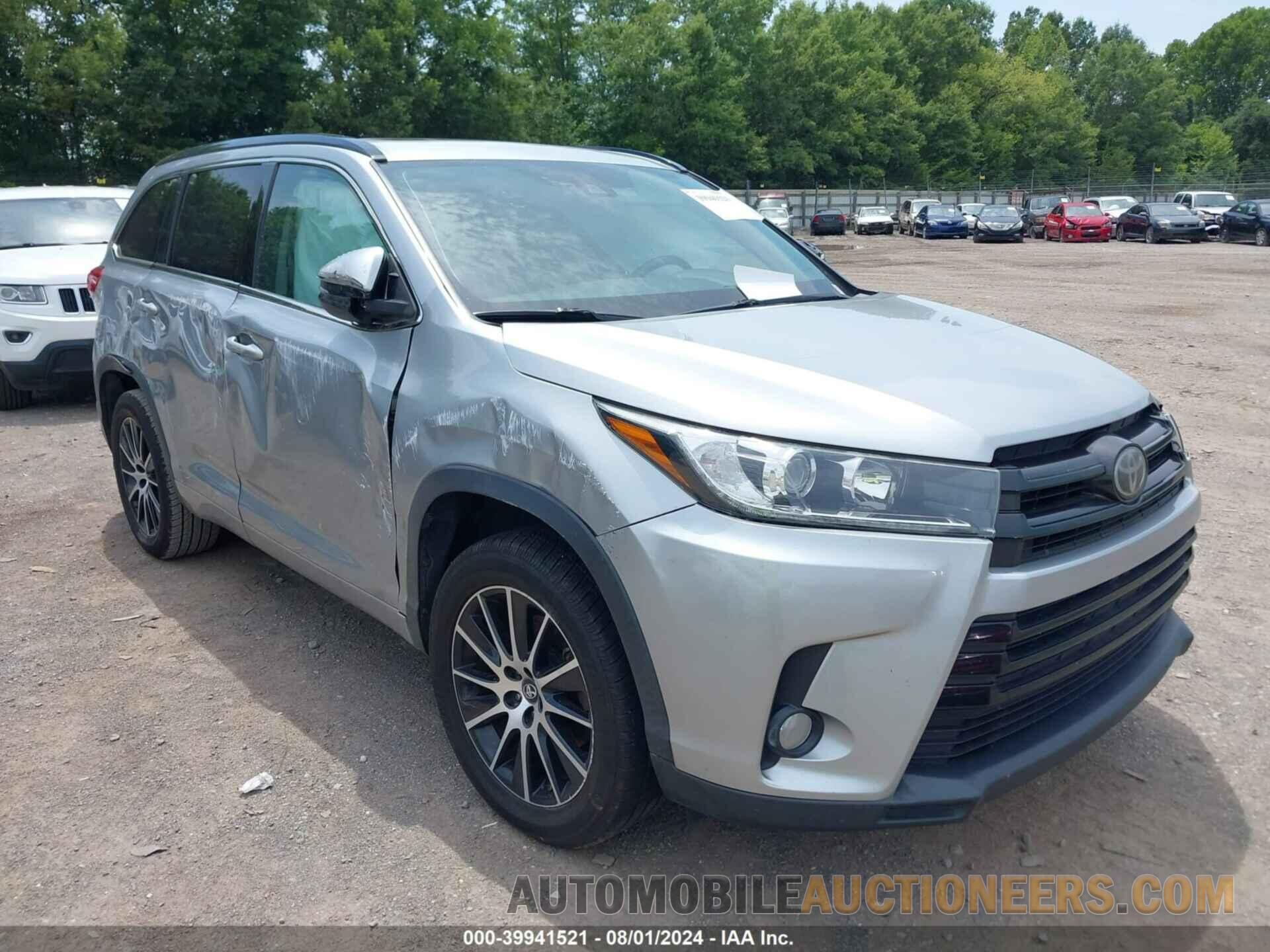 5TDKZRFH3HS511372 TOYOTA HIGHLANDER 2017