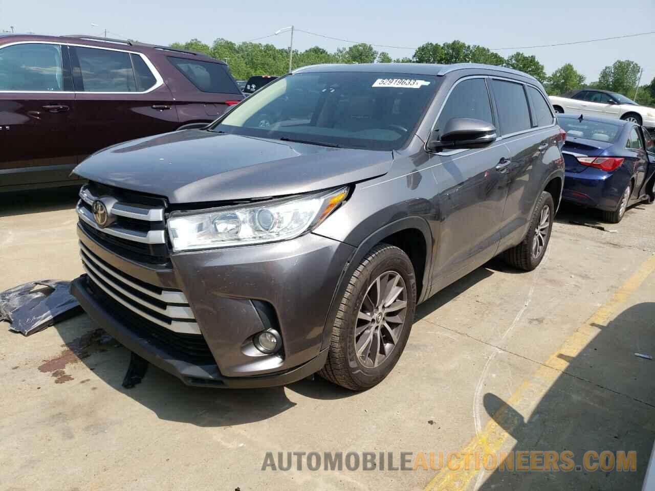 5TDKZRFH3HS515115 TOYOTA HIGHLANDER 2017