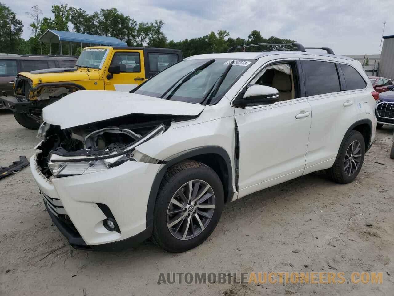 5TDKZRFH3HS521836 TOYOTA HIGHLANDER 2017