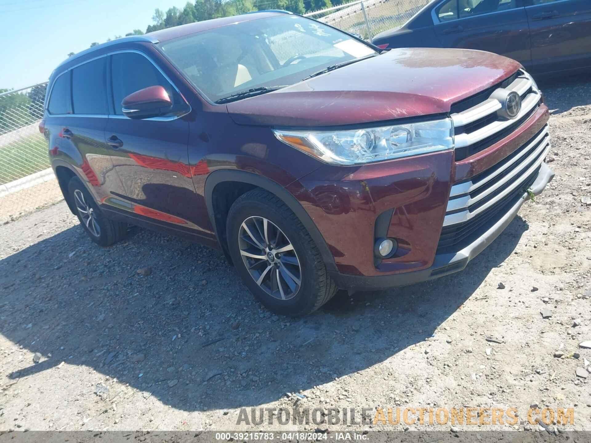 5TDKZRFH3JS267616 TOYOTA HIGHLANDER 2018